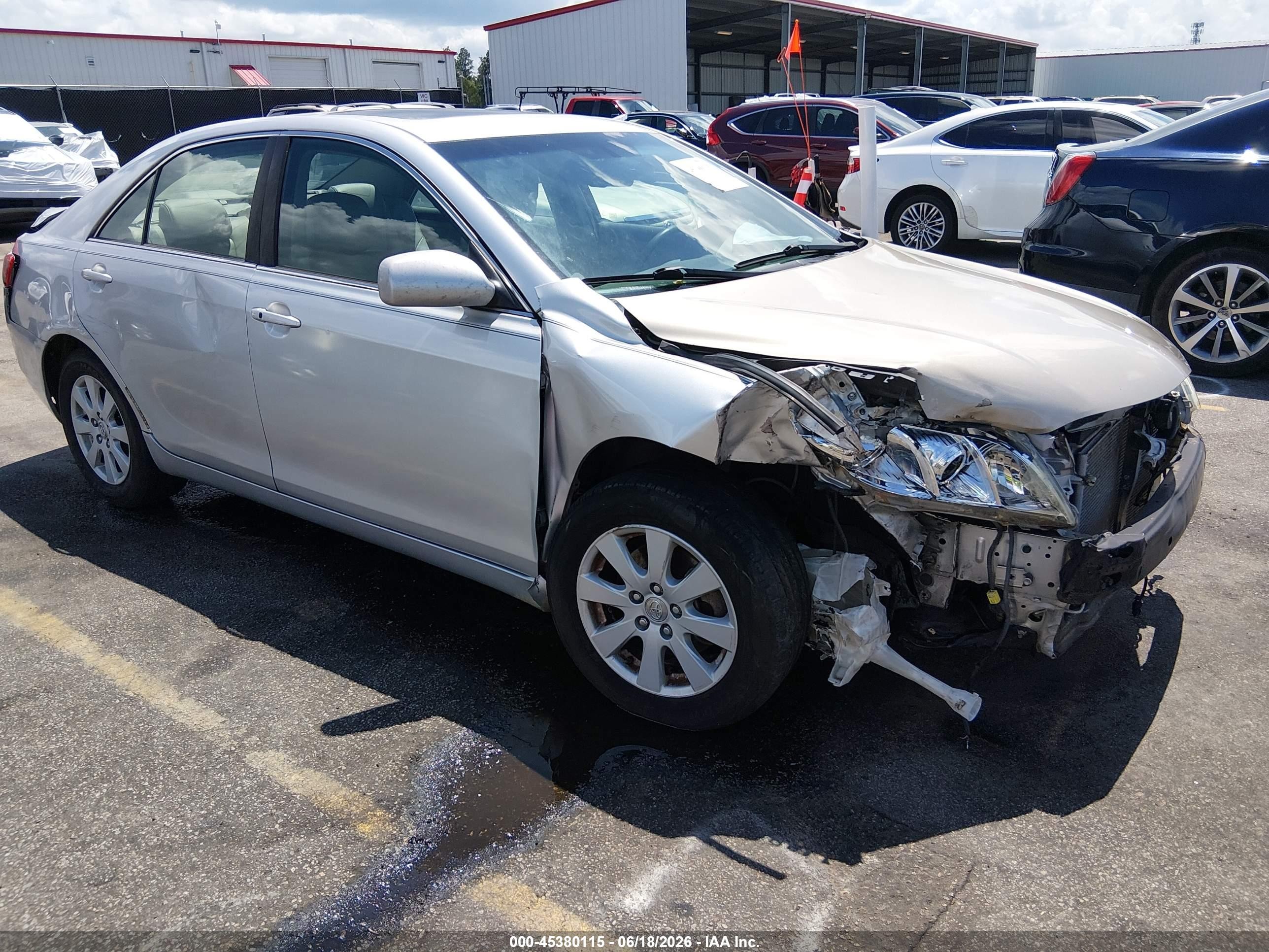 2008 Toyota Camry Xle Silver vin: 4T1BK46K78U062269