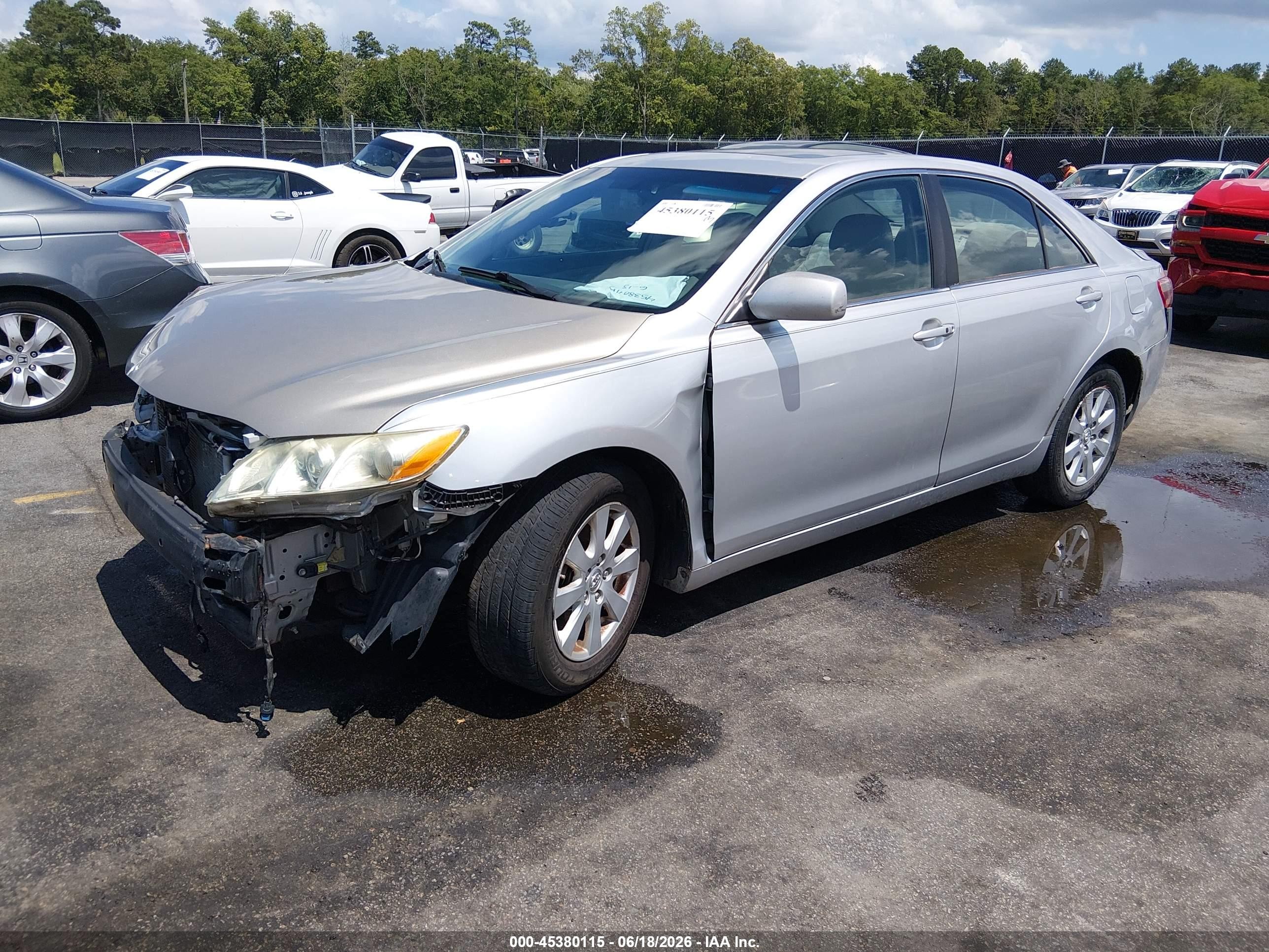 2008 Toyota Camry Xle Silver vin: 4T1BK46K78U062269