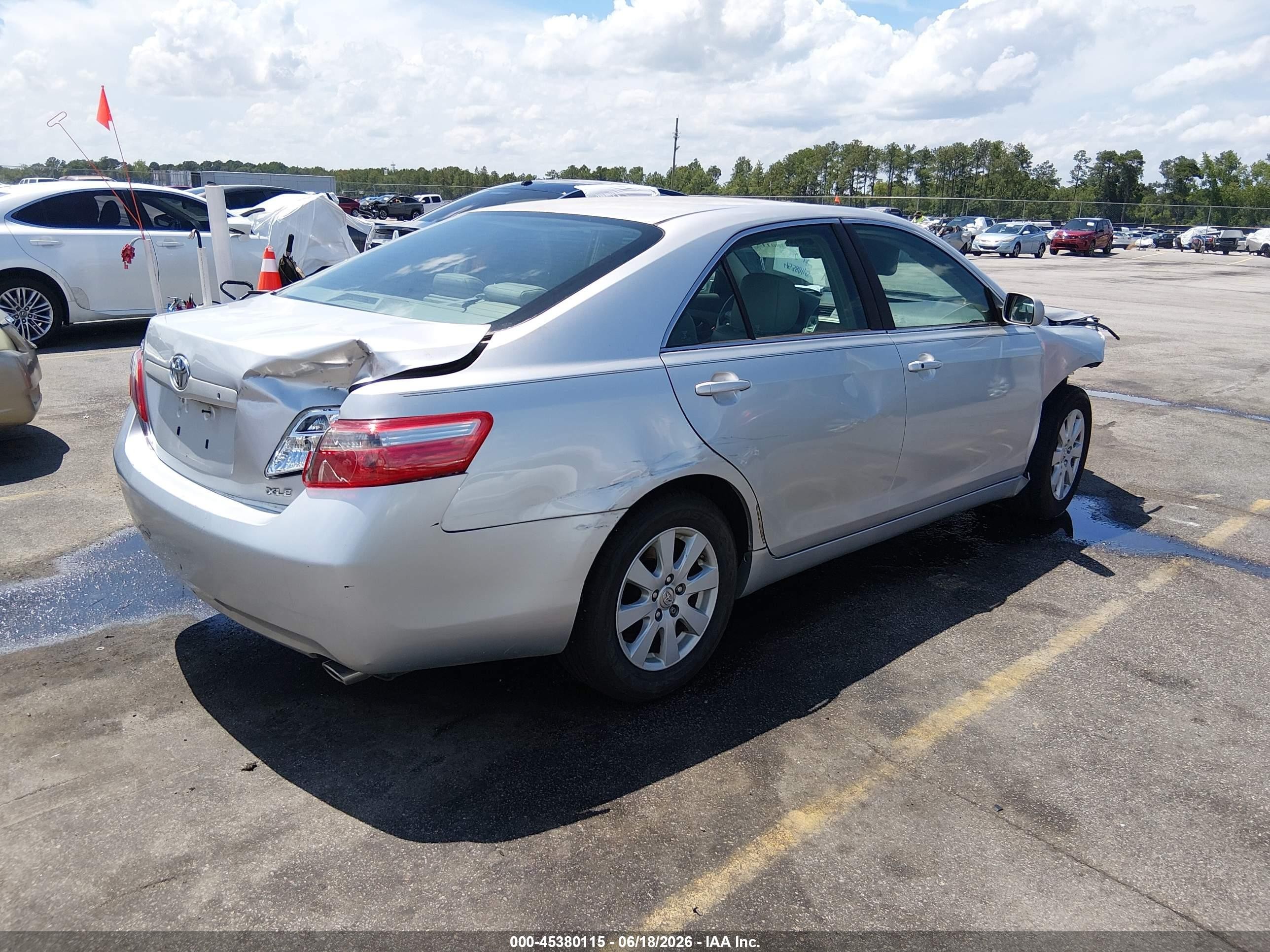 2008 Toyota Camry Xle Silver vin: 4T1BK46K78U062269