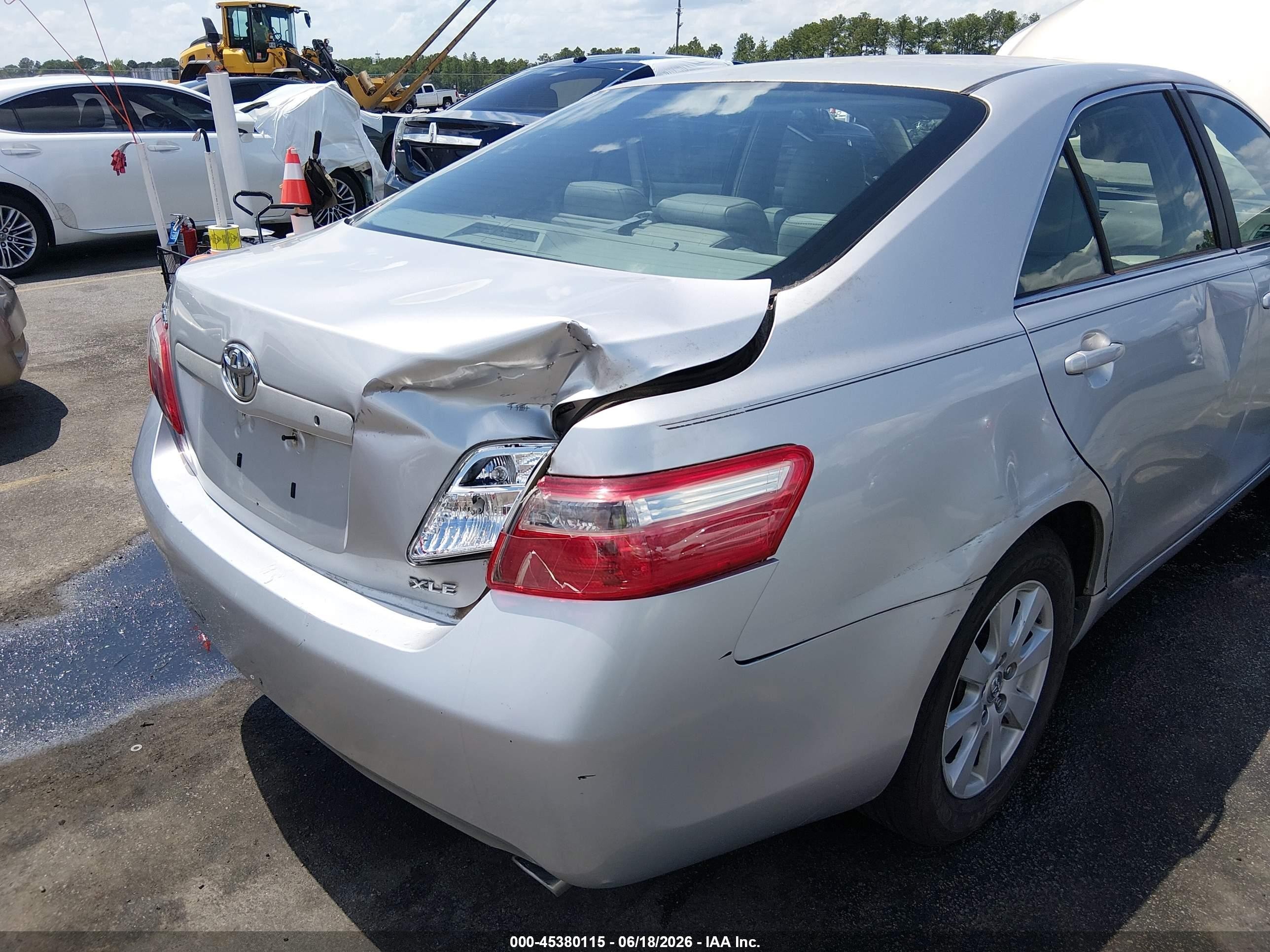 2008 Toyota Camry Xle Silver vin: 4T1BK46K78U062269