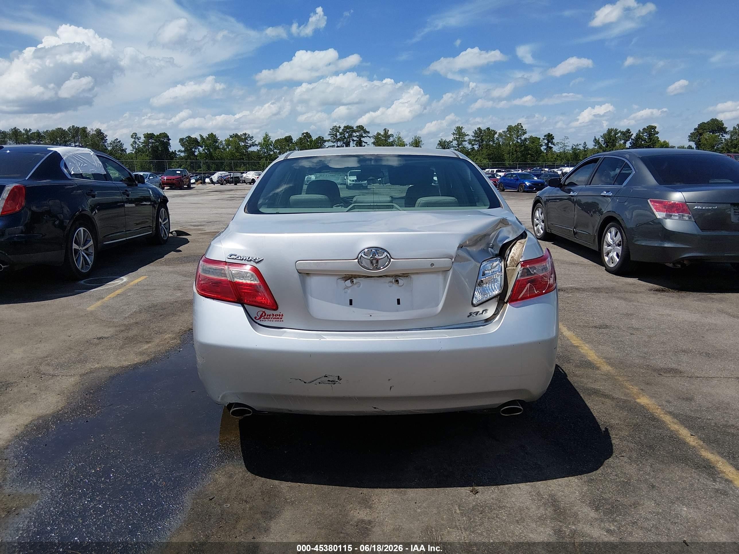 2008 Toyota Camry Xle Silver vin: 4T1BK46K78U062269