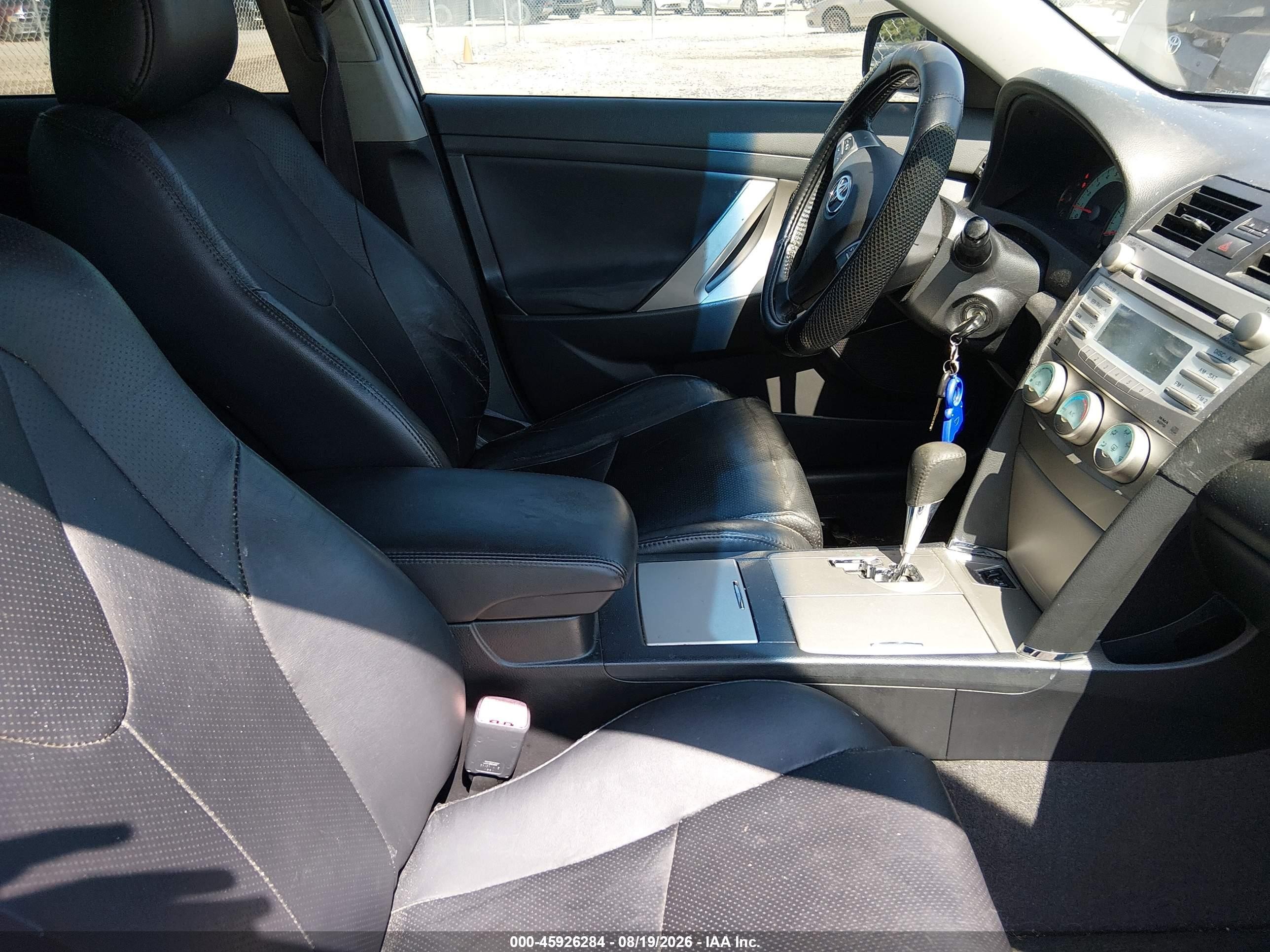 2008 Toyota Camry Se Black vin: 4T1BK46K78U072414
