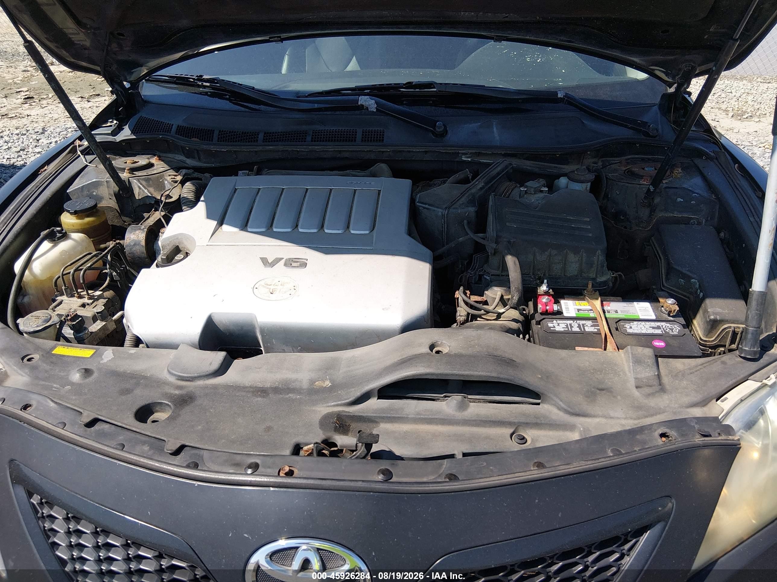 2008 Toyota Camry Se Black vin: 4T1BK46K78U072414