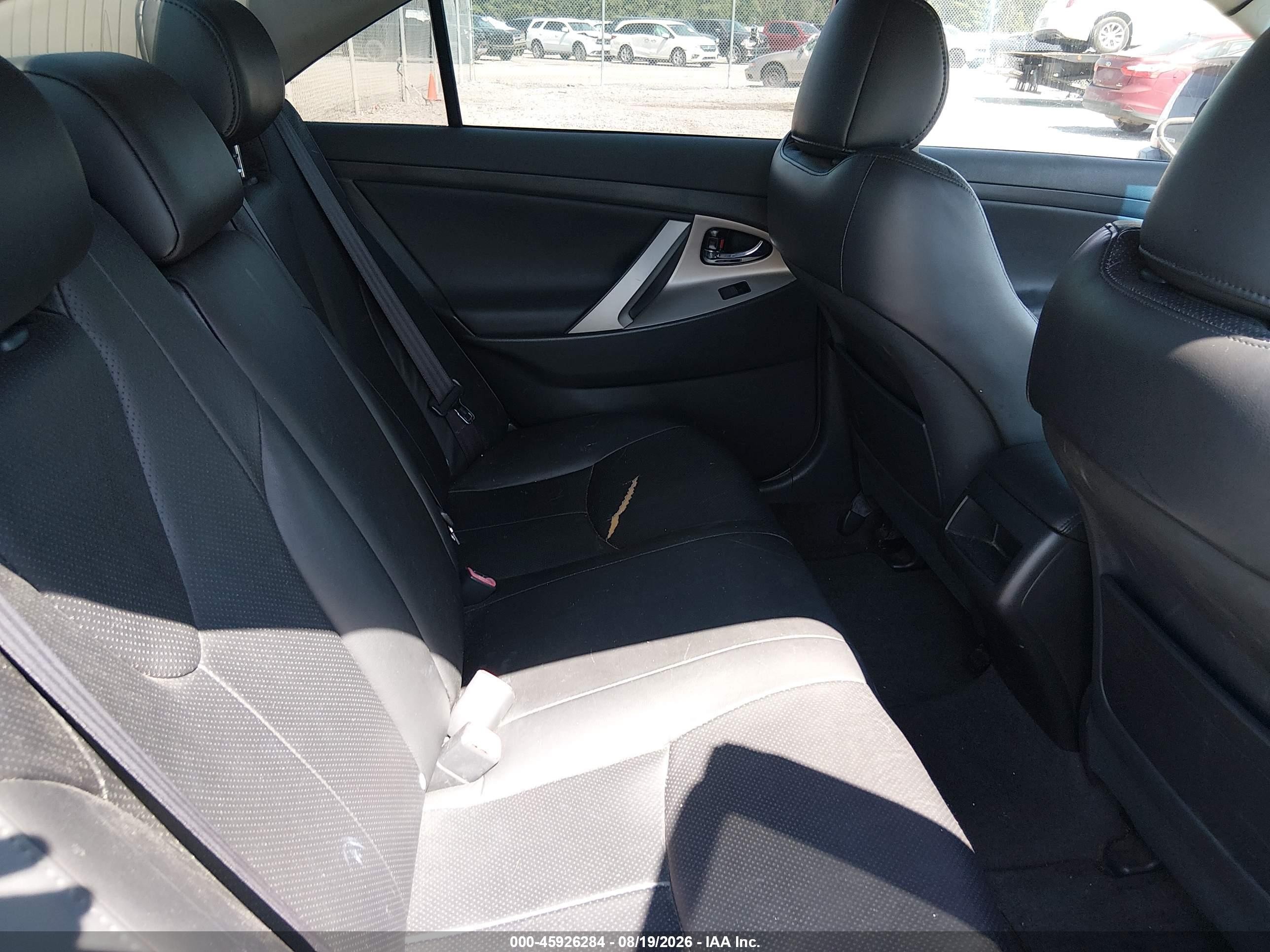 2008 Toyota Camry Se Black vin: 4T1BK46K78U072414