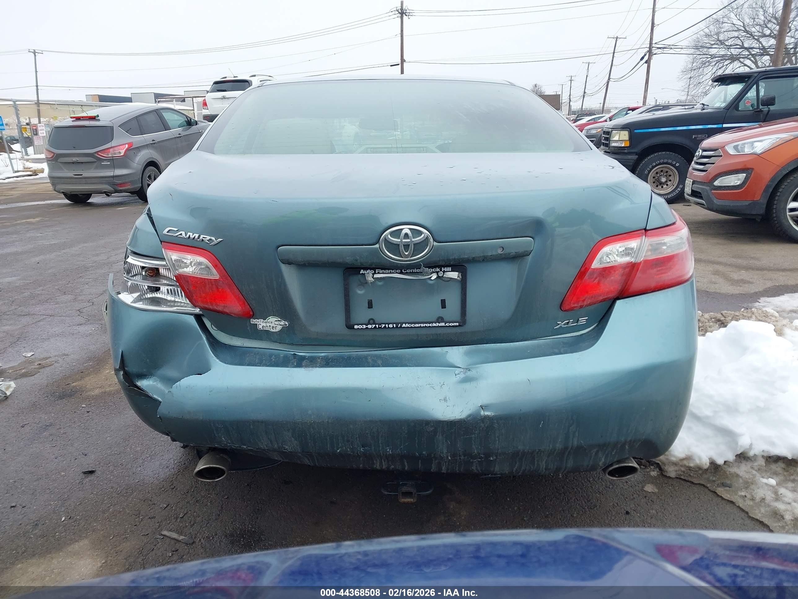 2008 Toyota Camry Xle V6 Teal vin: 4T1BK46K78U575165