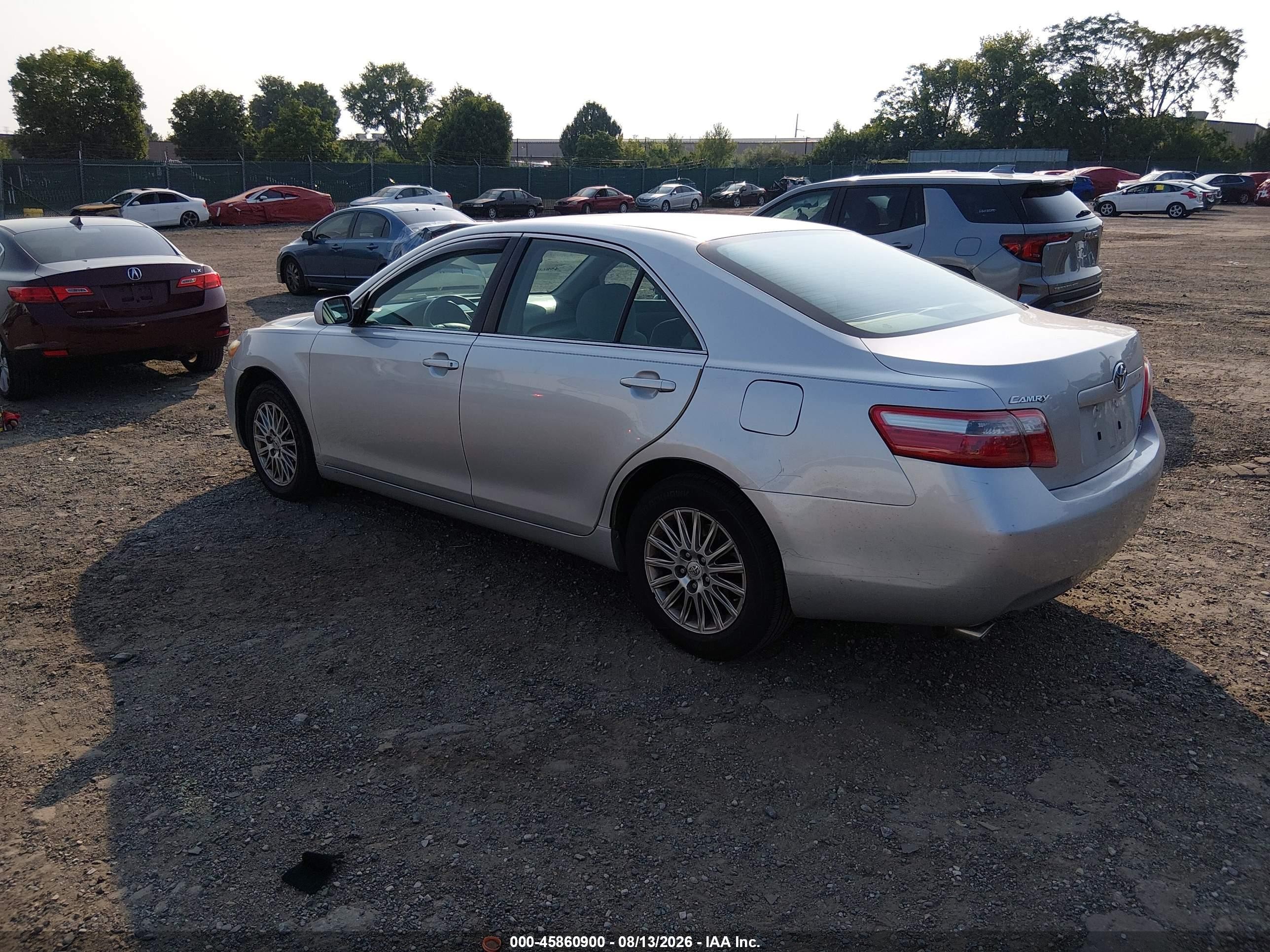 2009 Toyota Camry Le V6 Серебряный vin: 4T1BK46K79U082748