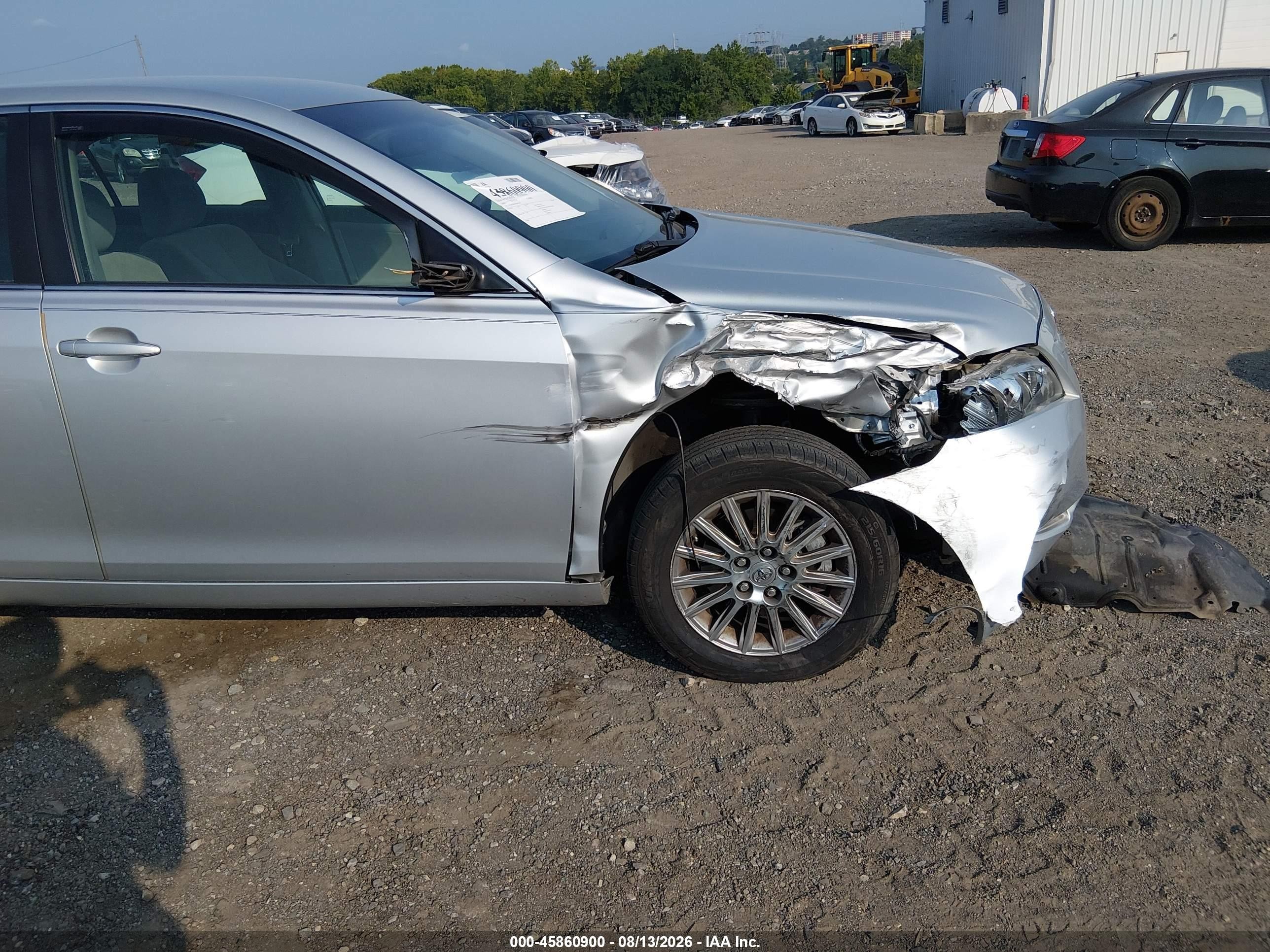 2009 Toyota Camry Le V6 Серебряный vin: 4T1BK46K79U082748