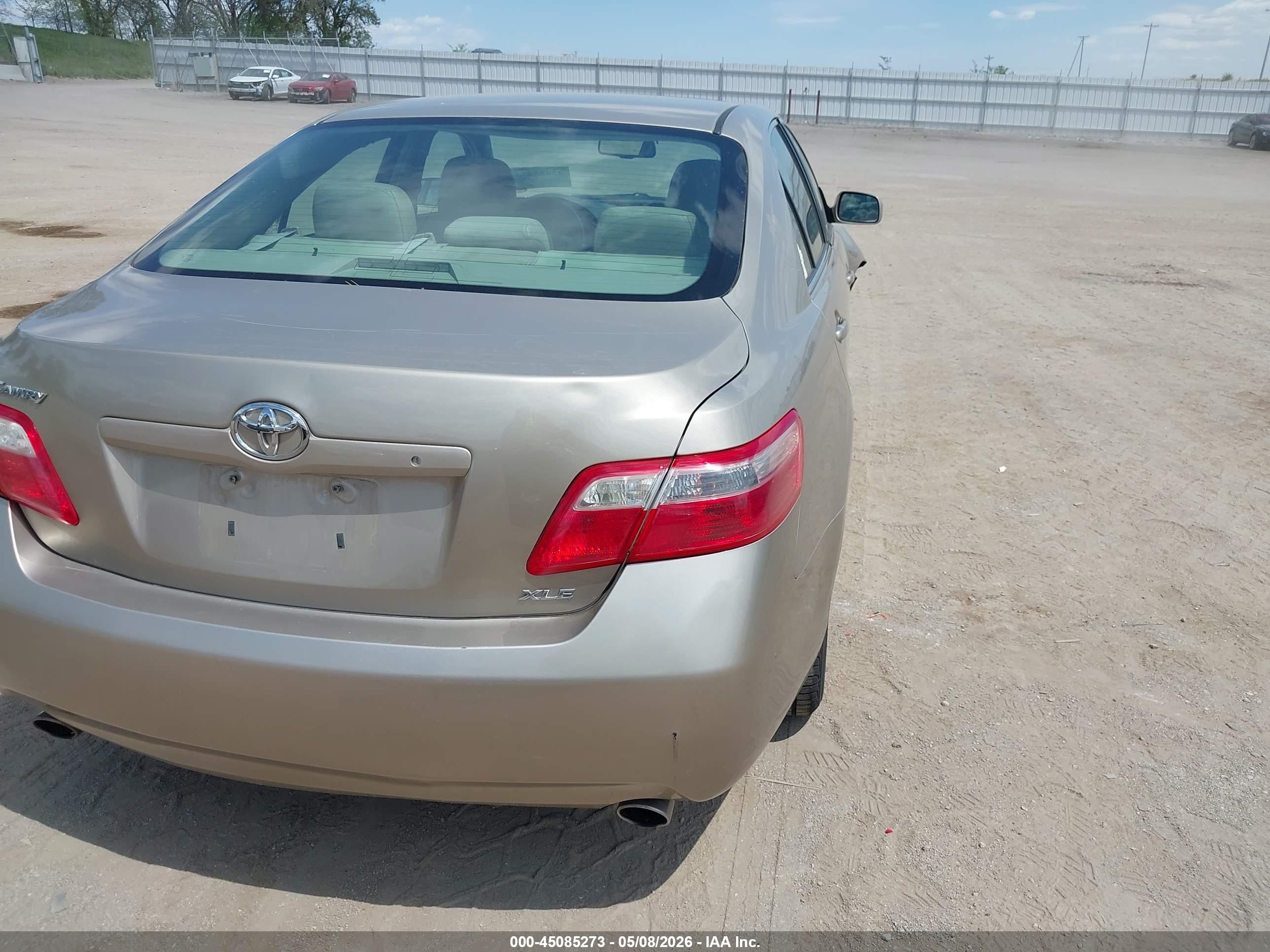 2009 Toyota Camry Xle V6 Beige vin: 4T1BK46K79U087559