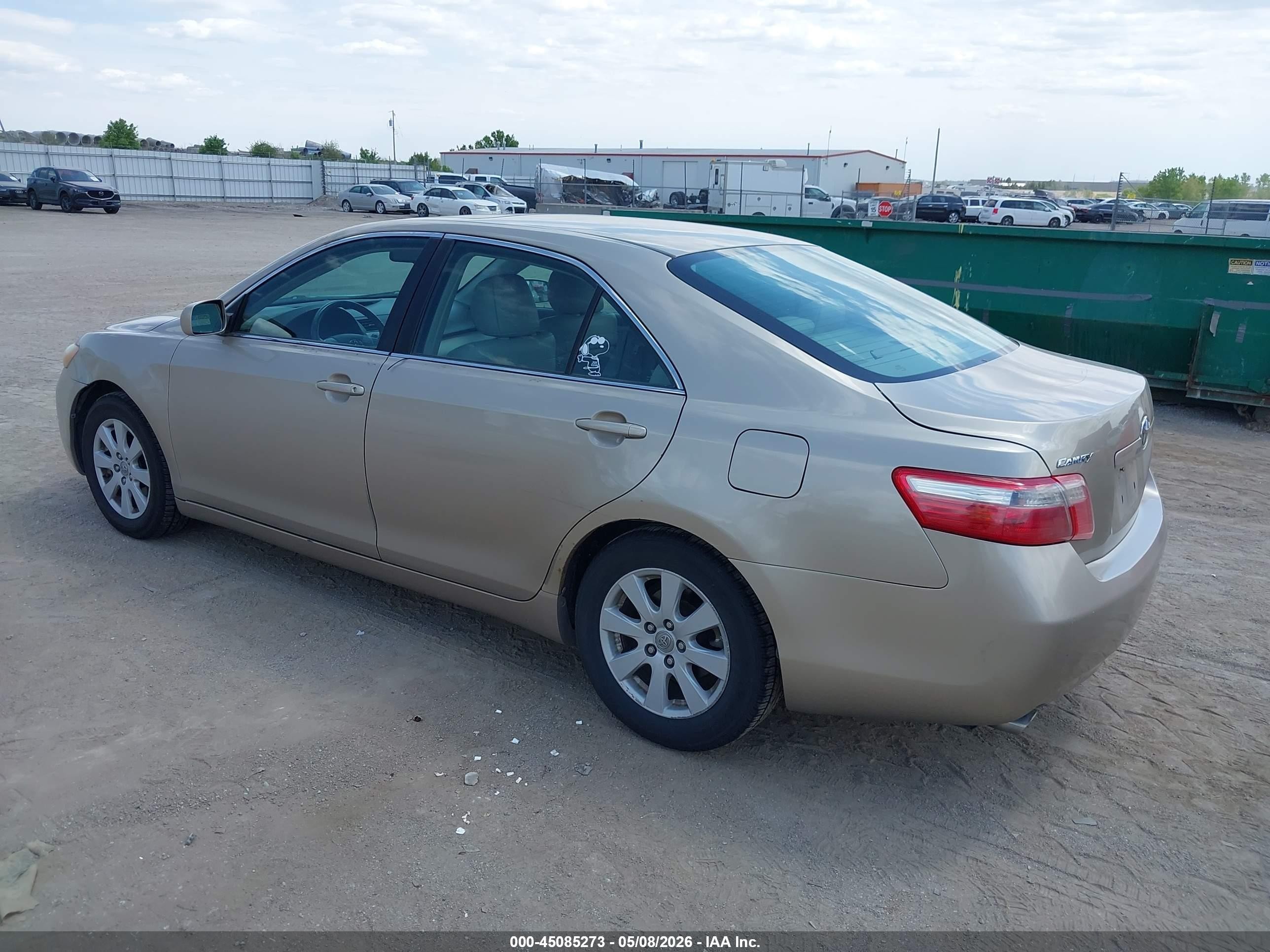 2009 Toyota Camry Xle V6 Beige vin: 4T1BK46K79U087559