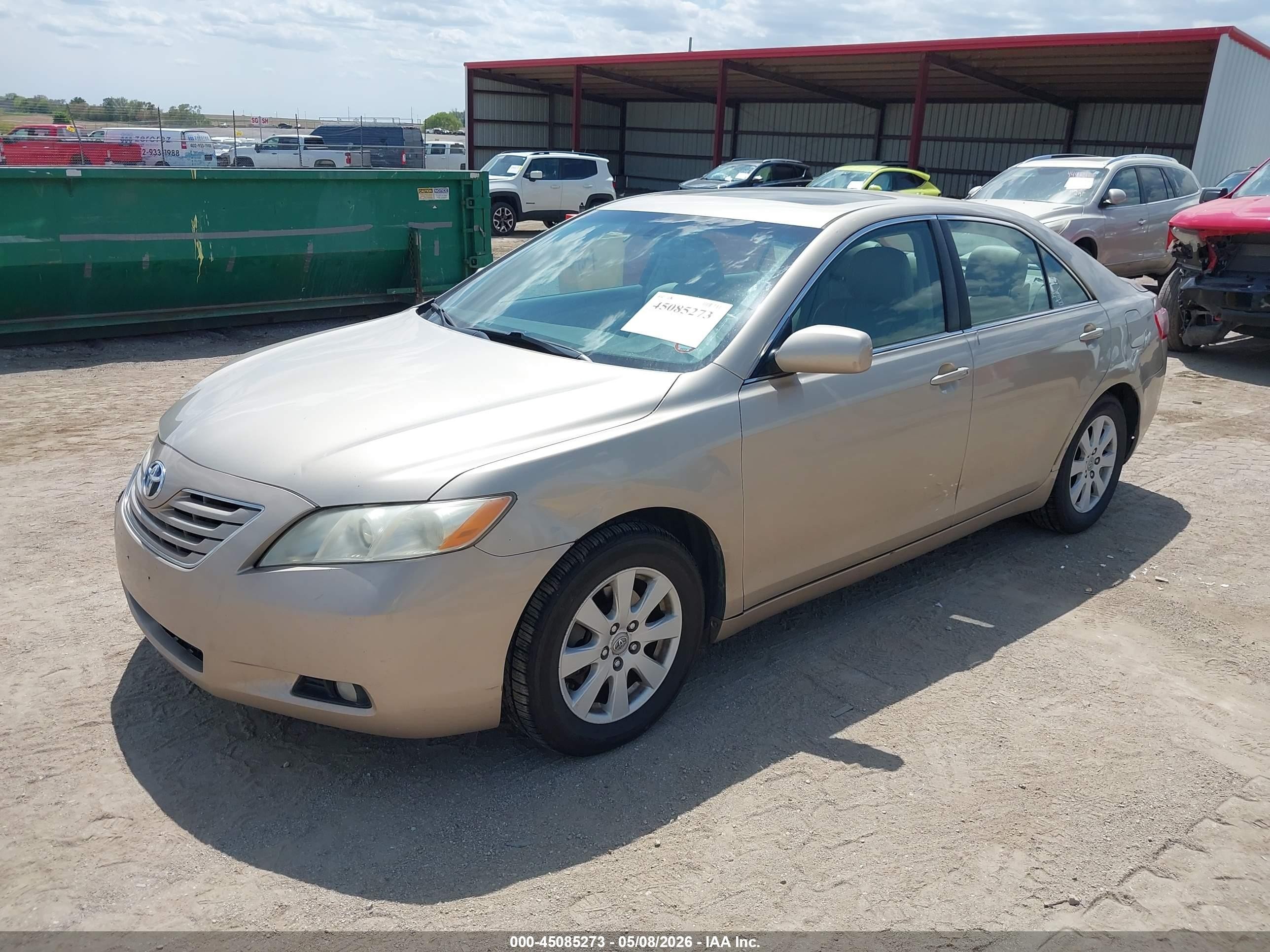 2009 Toyota Camry Xle V6 Beige vin: 4T1BK46K79U087559