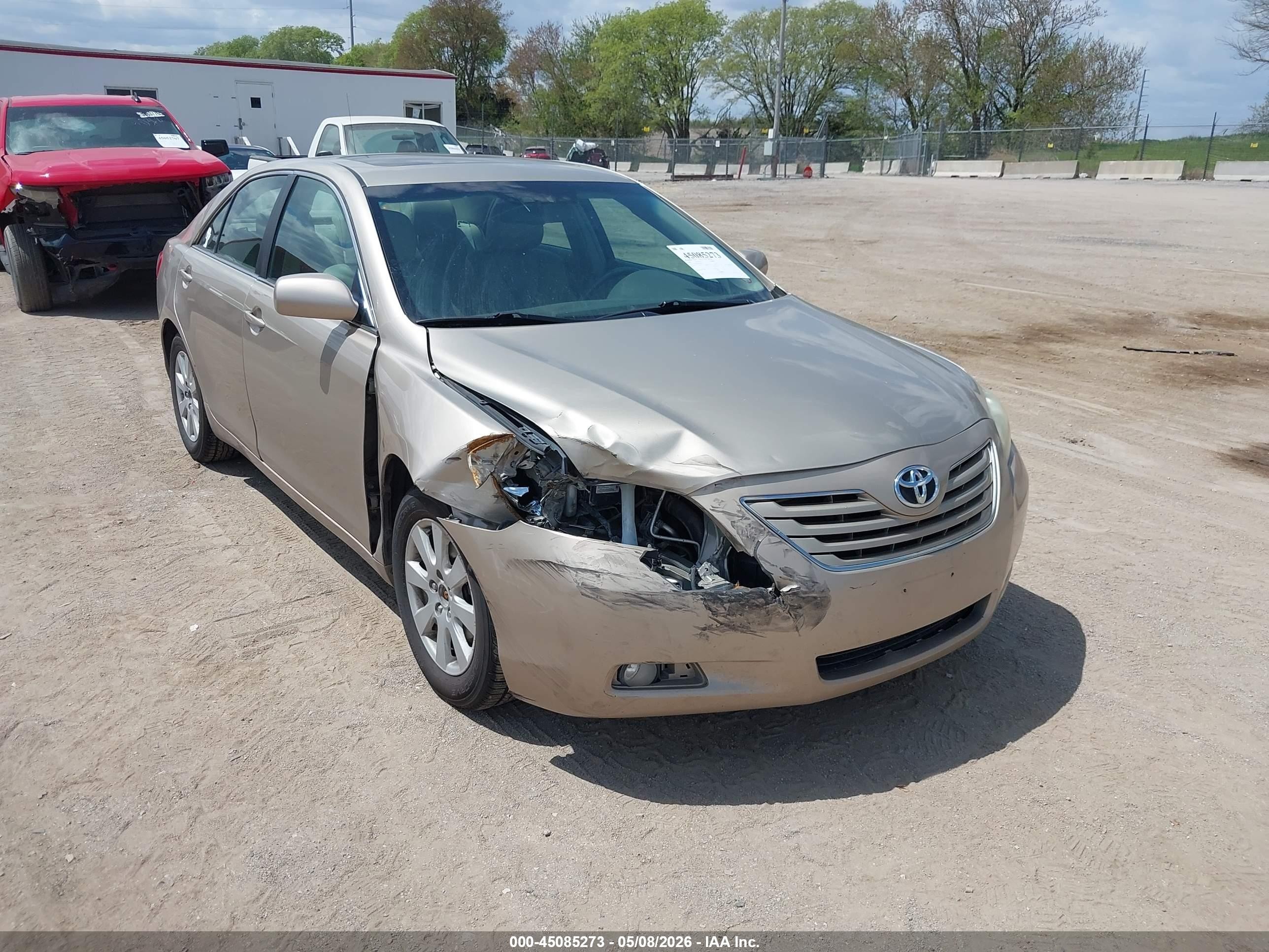 2009 Toyota Camry Xle V6 Beige vin: 4T1BK46K79U087559