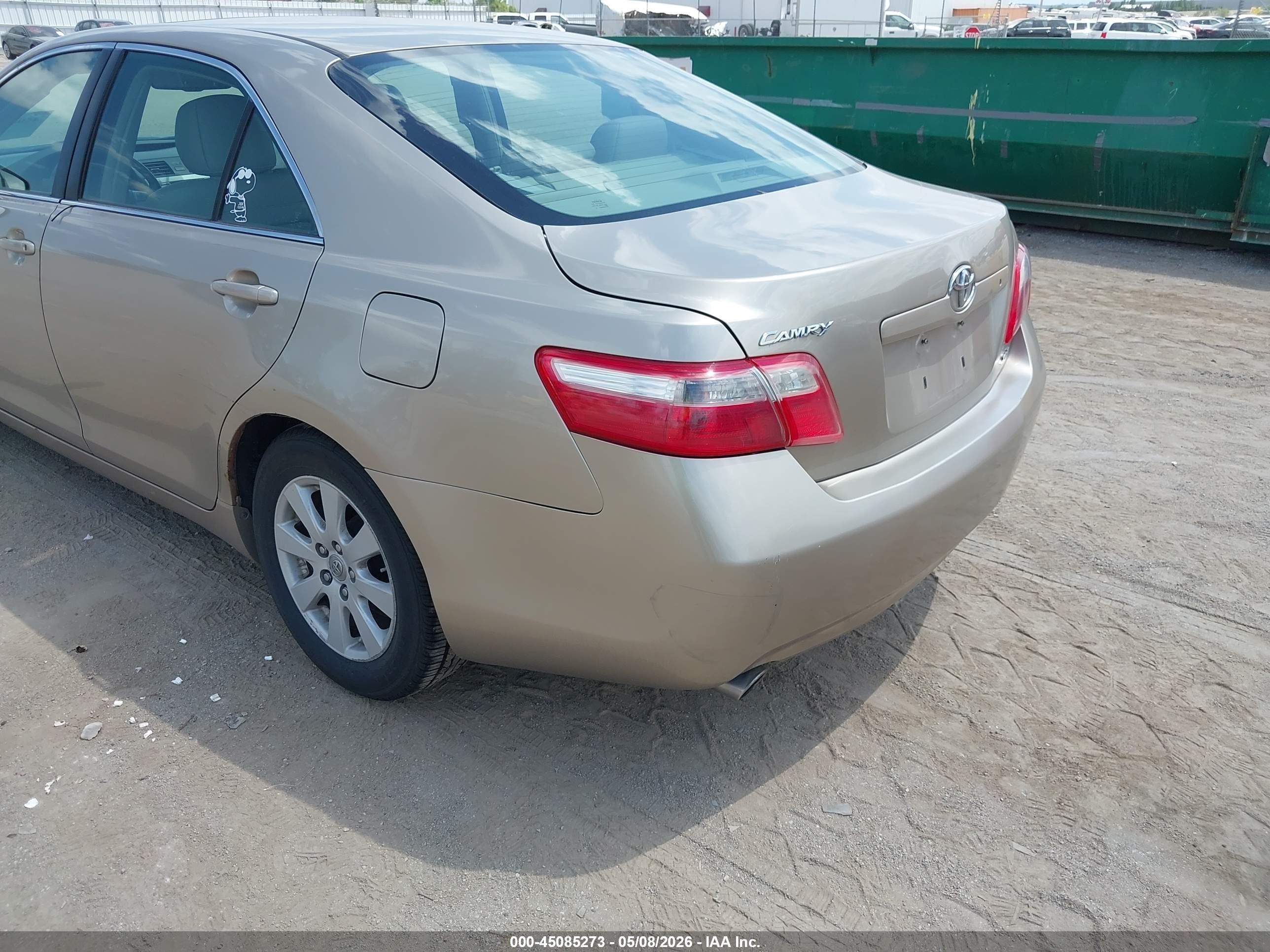 2009 Toyota Camry Xle V6 Beige vin: 4T1BK46K79U087559