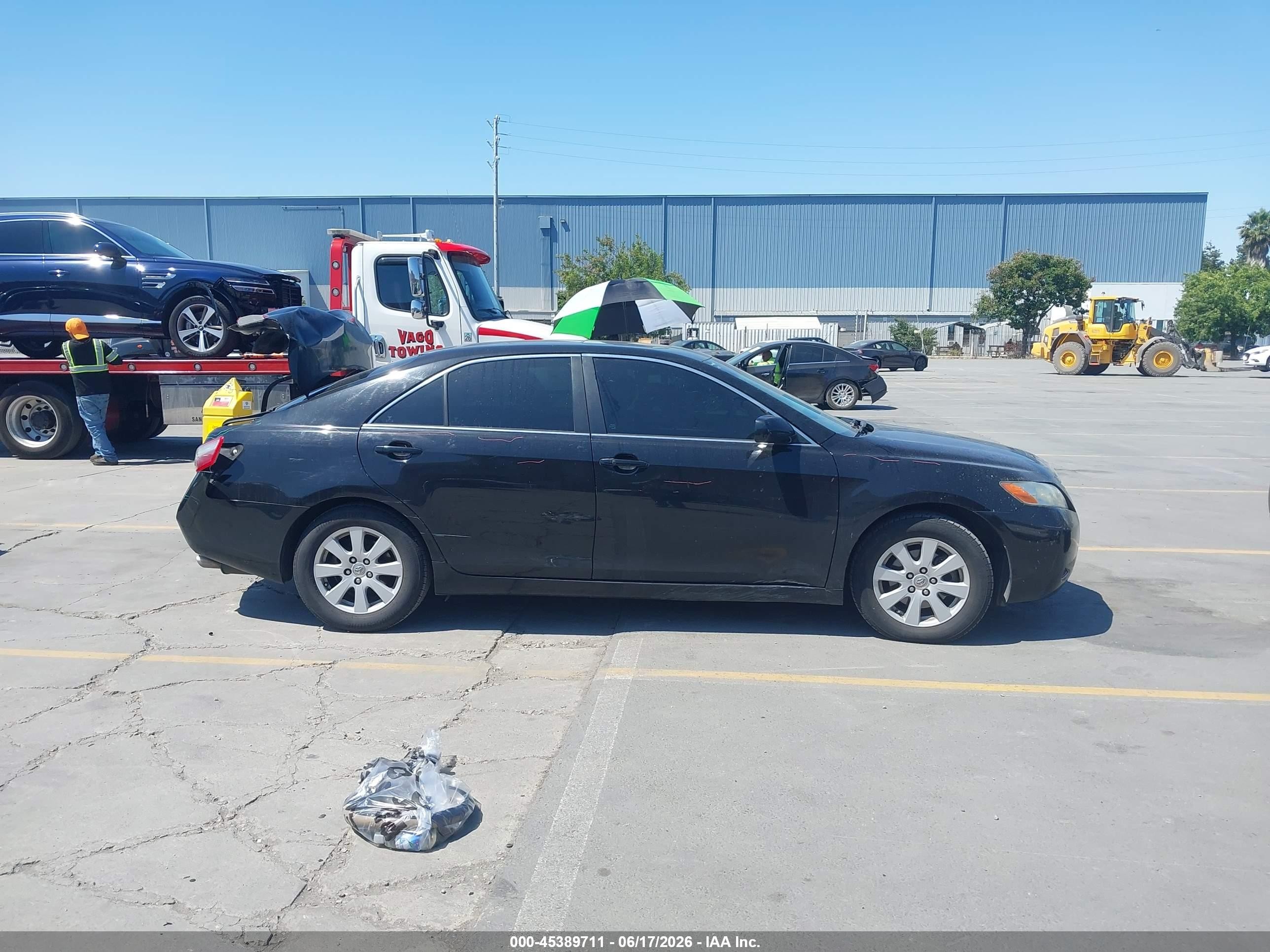2009 Toyota Camry Xle V6 Black vin: 4T1BK46K79U590220