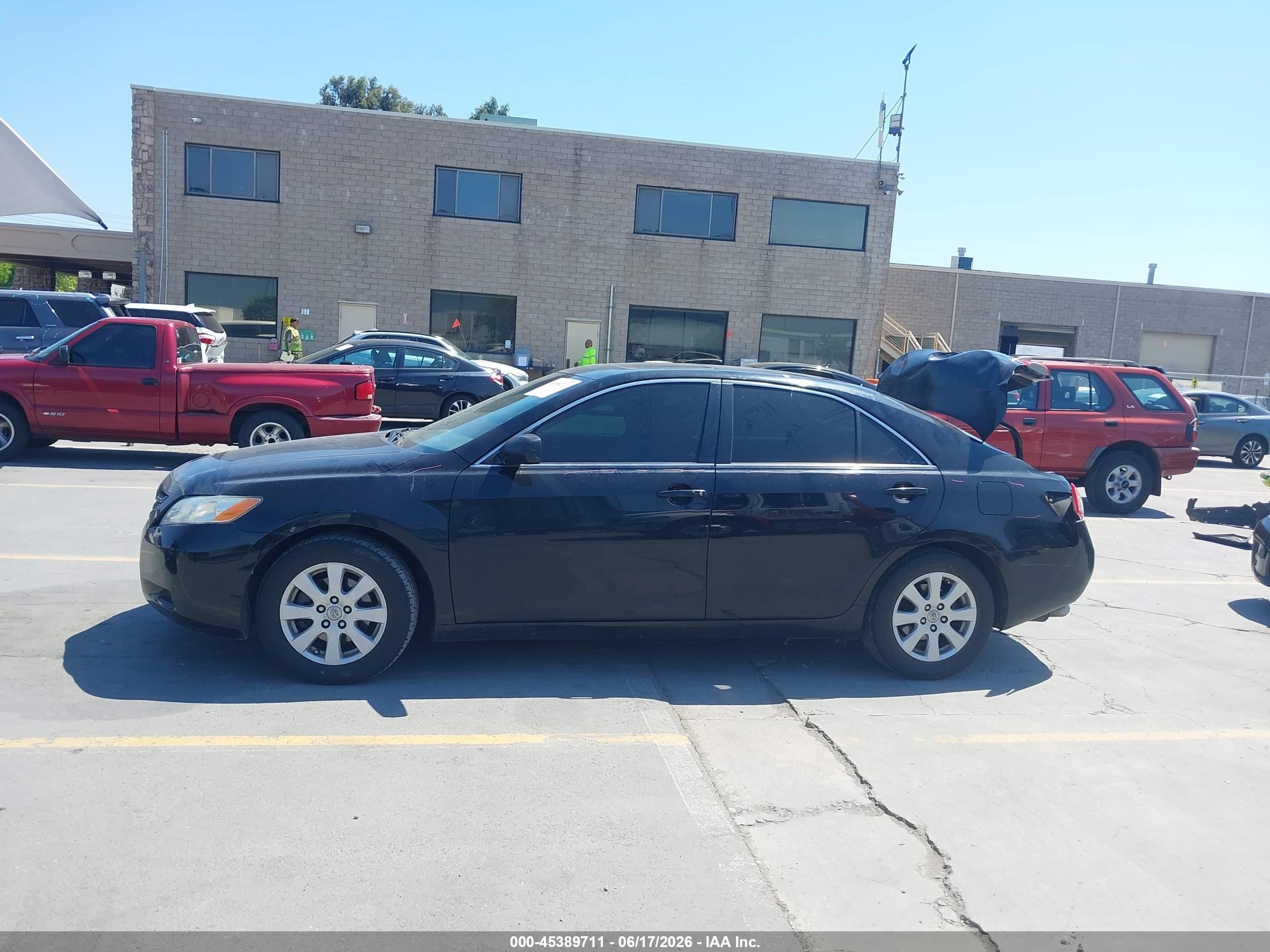 2009 Toyota Camry Xle V6 Black vin: 4T1BK46K79U590220