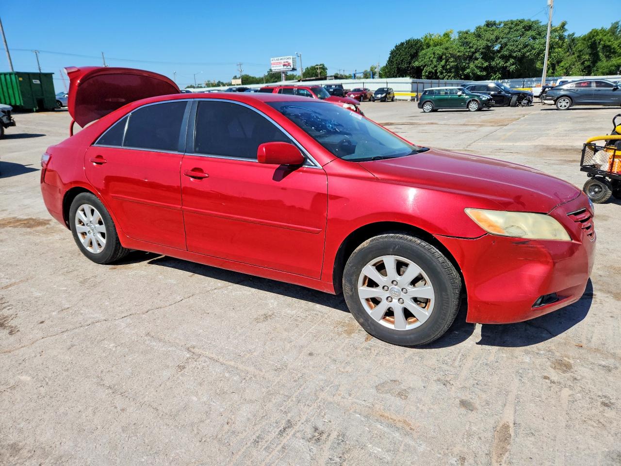 2007 Toyota Camry Xle V6 Красный vin: 4T1BK46K87U012804