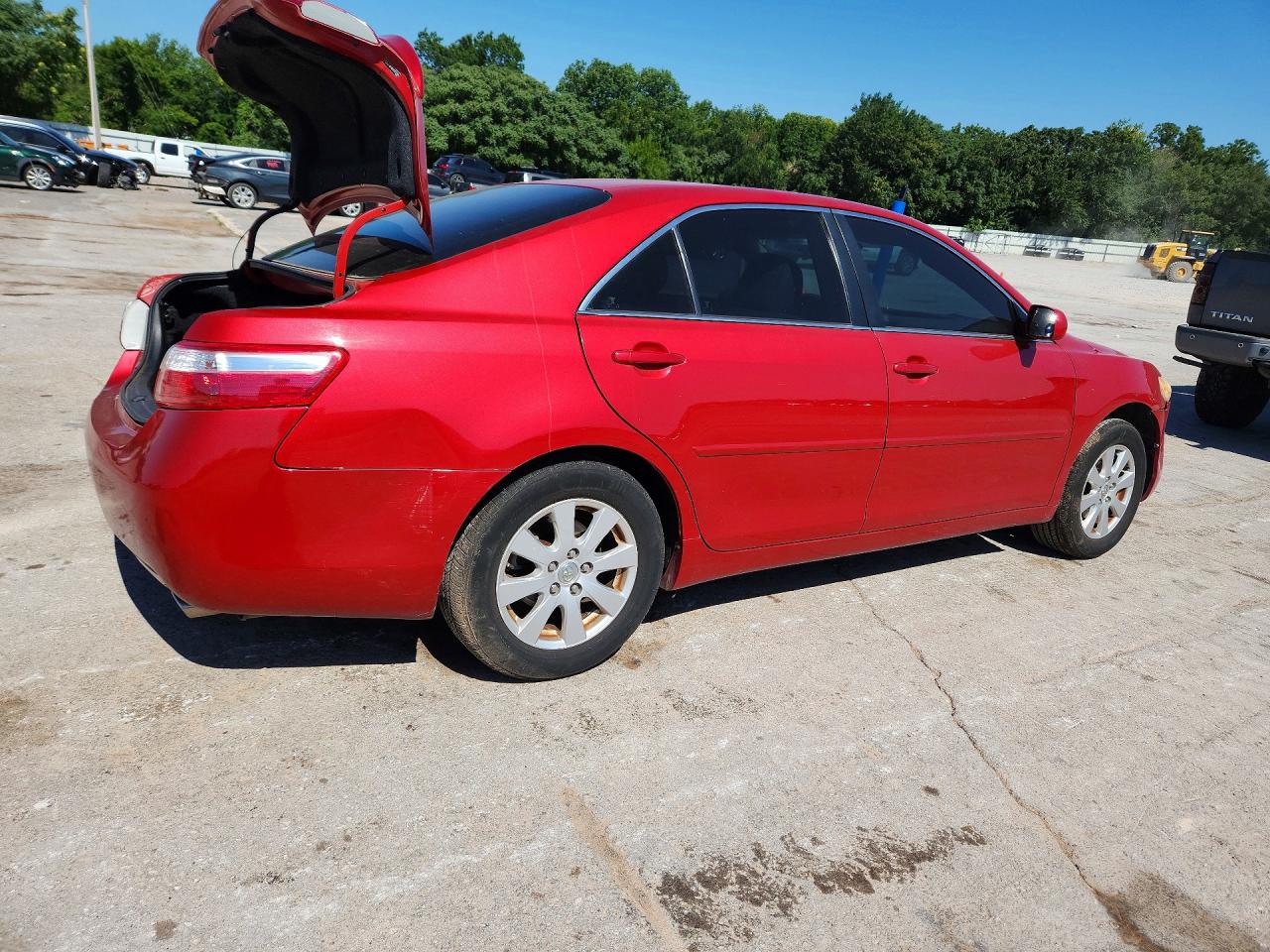 2007 Toyota Camry Xle V6 Красный vin: 4T1BK46K87U012804