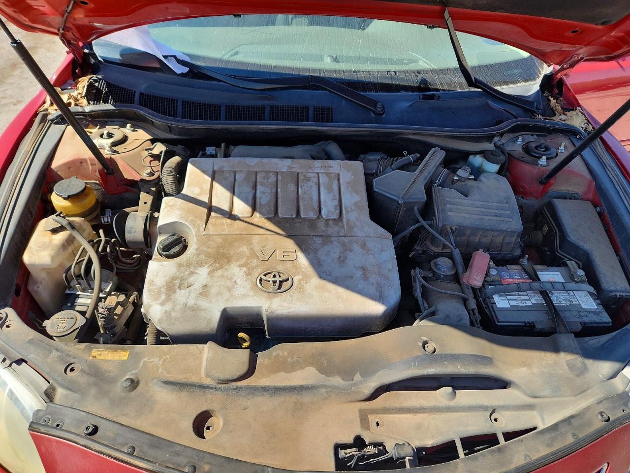 2007 Toyota Camry Xle V6 Красный vin: 4T1BK46K87U012804