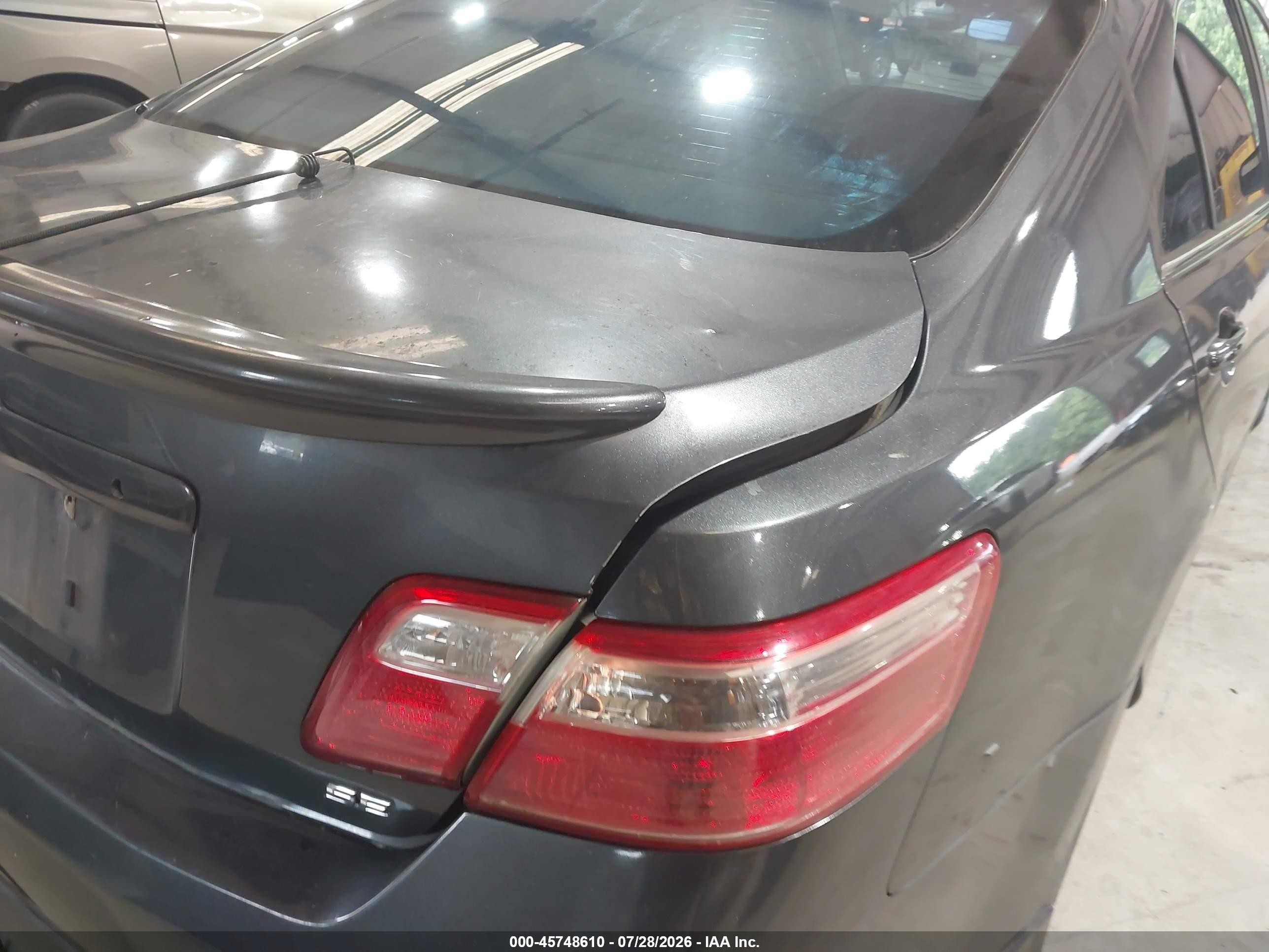 2007 Toyota Camry Se V6 Gray vin: 4T1BK46K87U021180