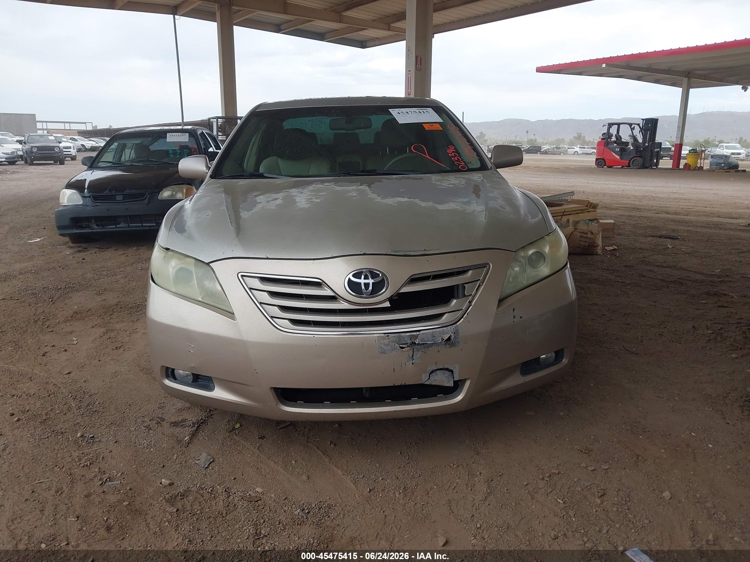 2007 Toyota Camry Xle V6 Tan vin: 4T1BK46K87U023396