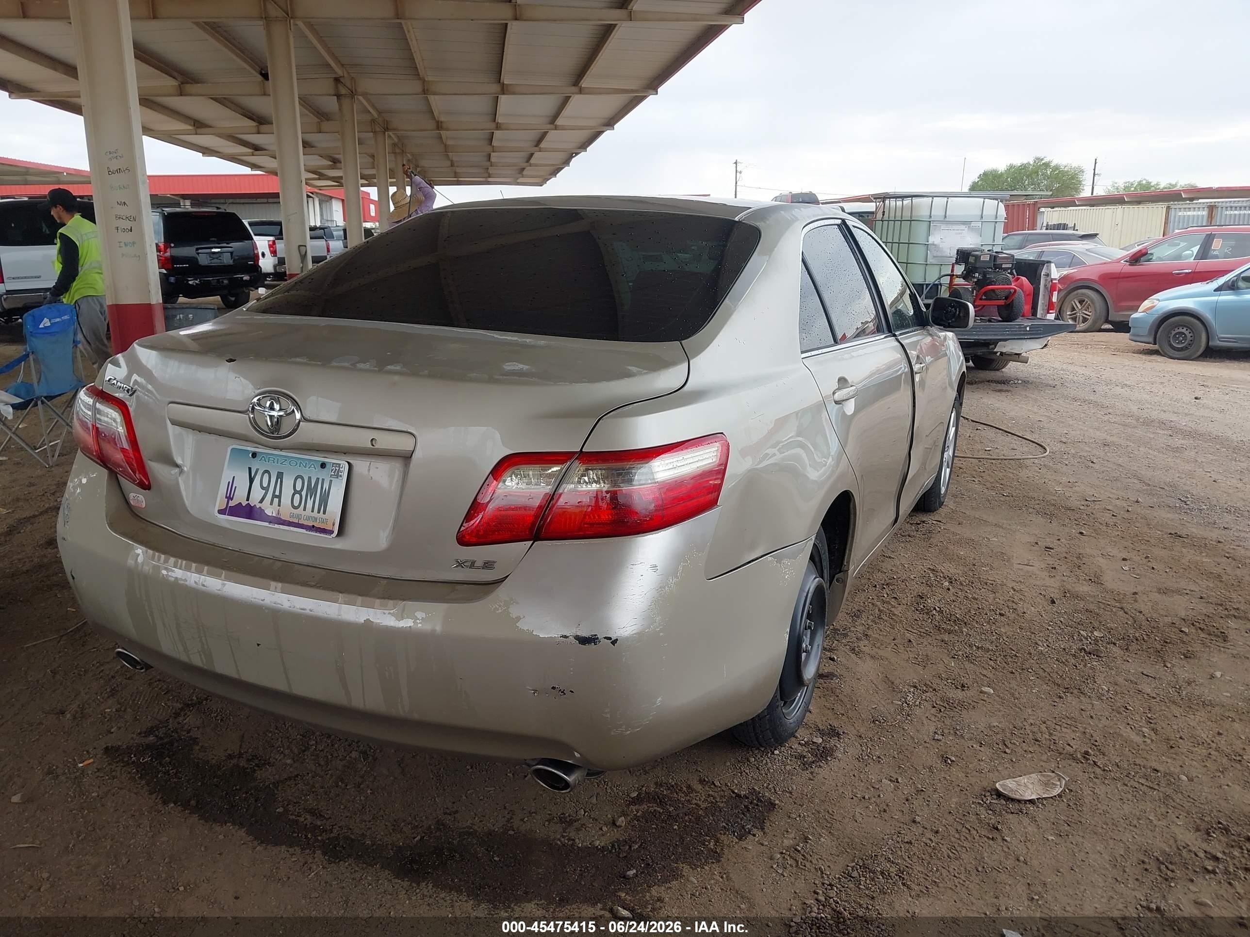 2007 Toyota Camry Xle V6 Tan vin: 4T1BK46K87U023396