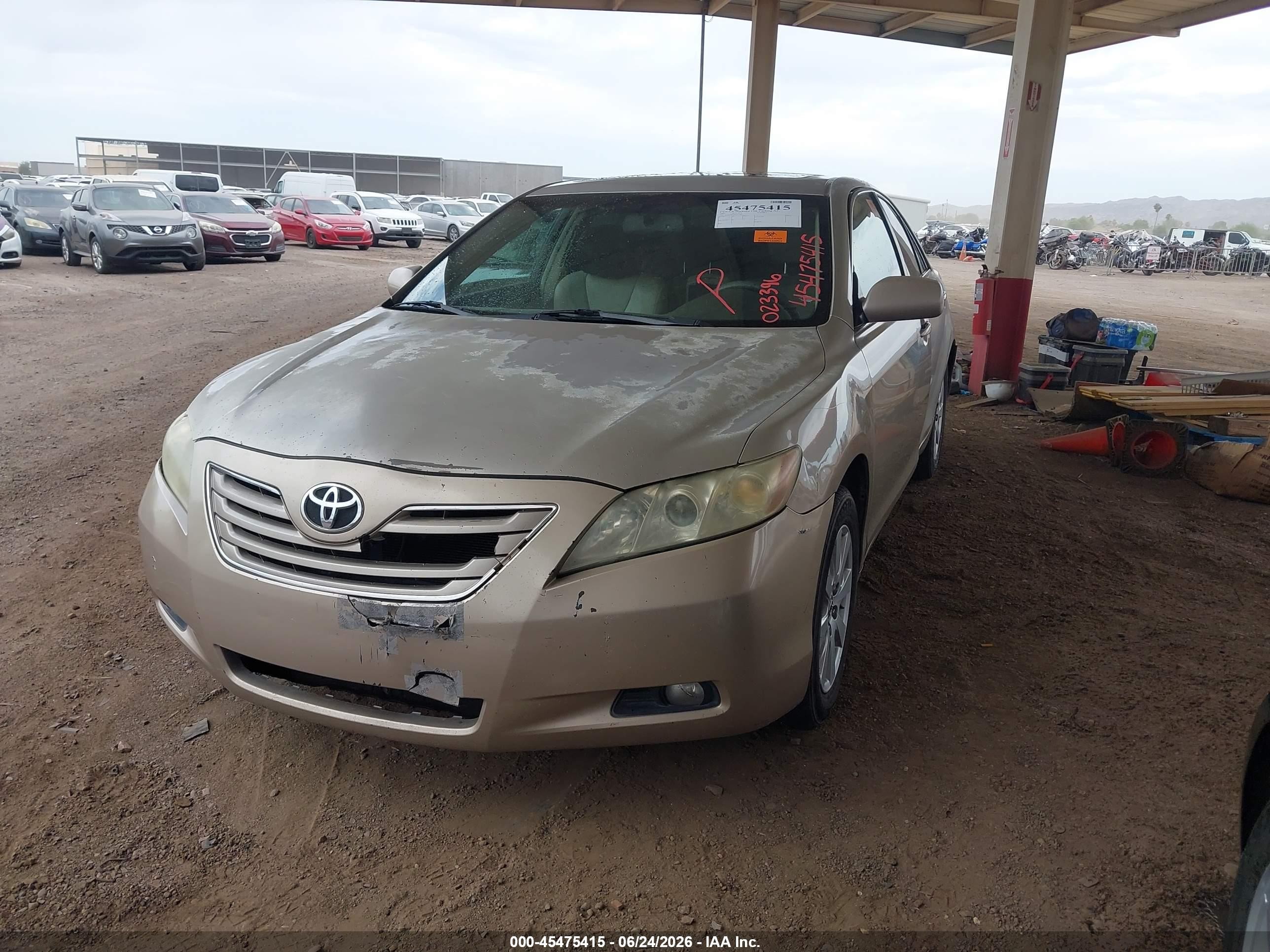 2007 Toyota Camry Xle V6 Tan vin: 4T1BK46K87U023396