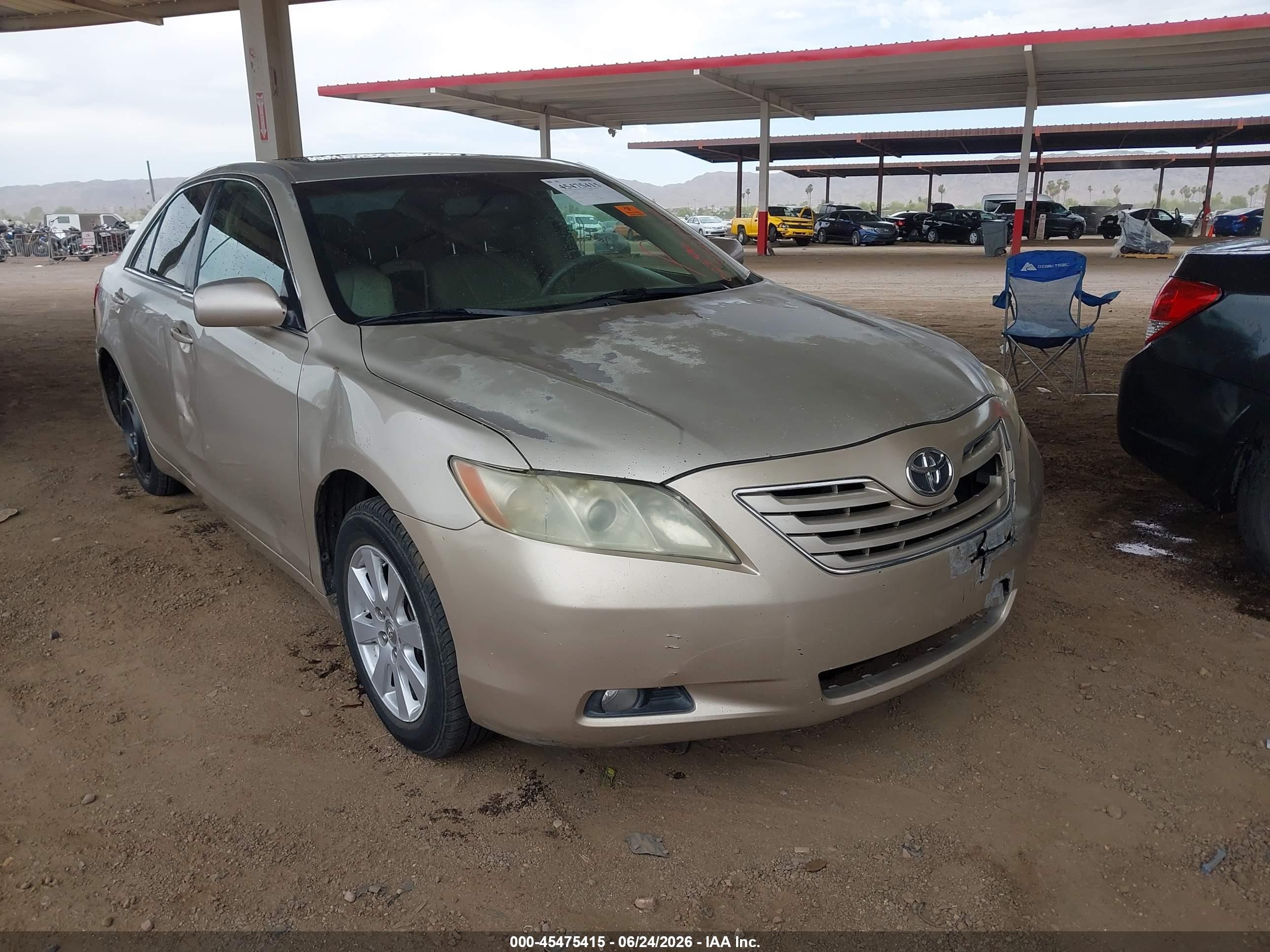 2007 Toyota Camry Xle V6 Tan vin: 4T1BK46K87U023396