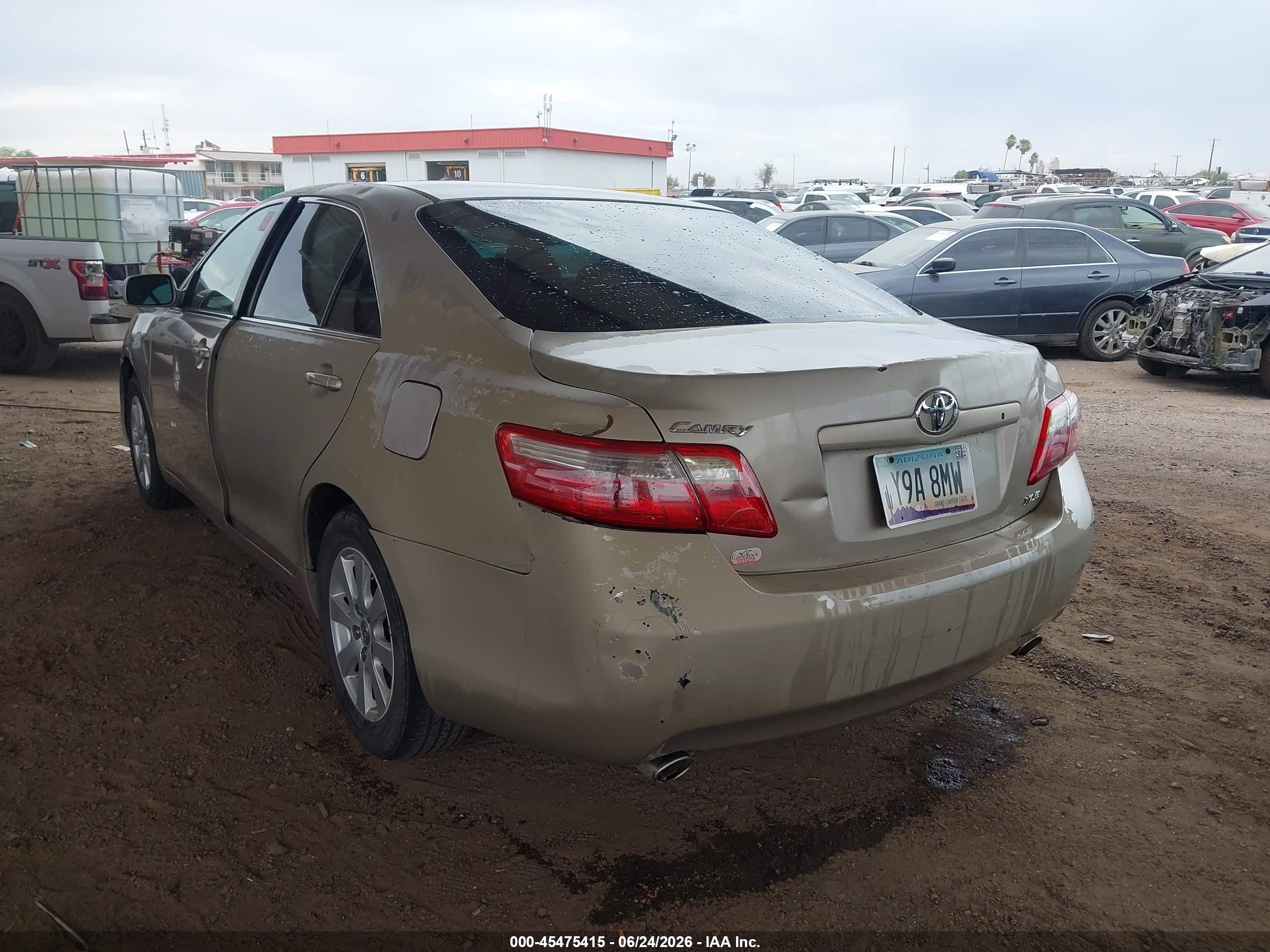2007 Toyota Camry Xle V6 Tan vin: 4T1BK46K87U023396