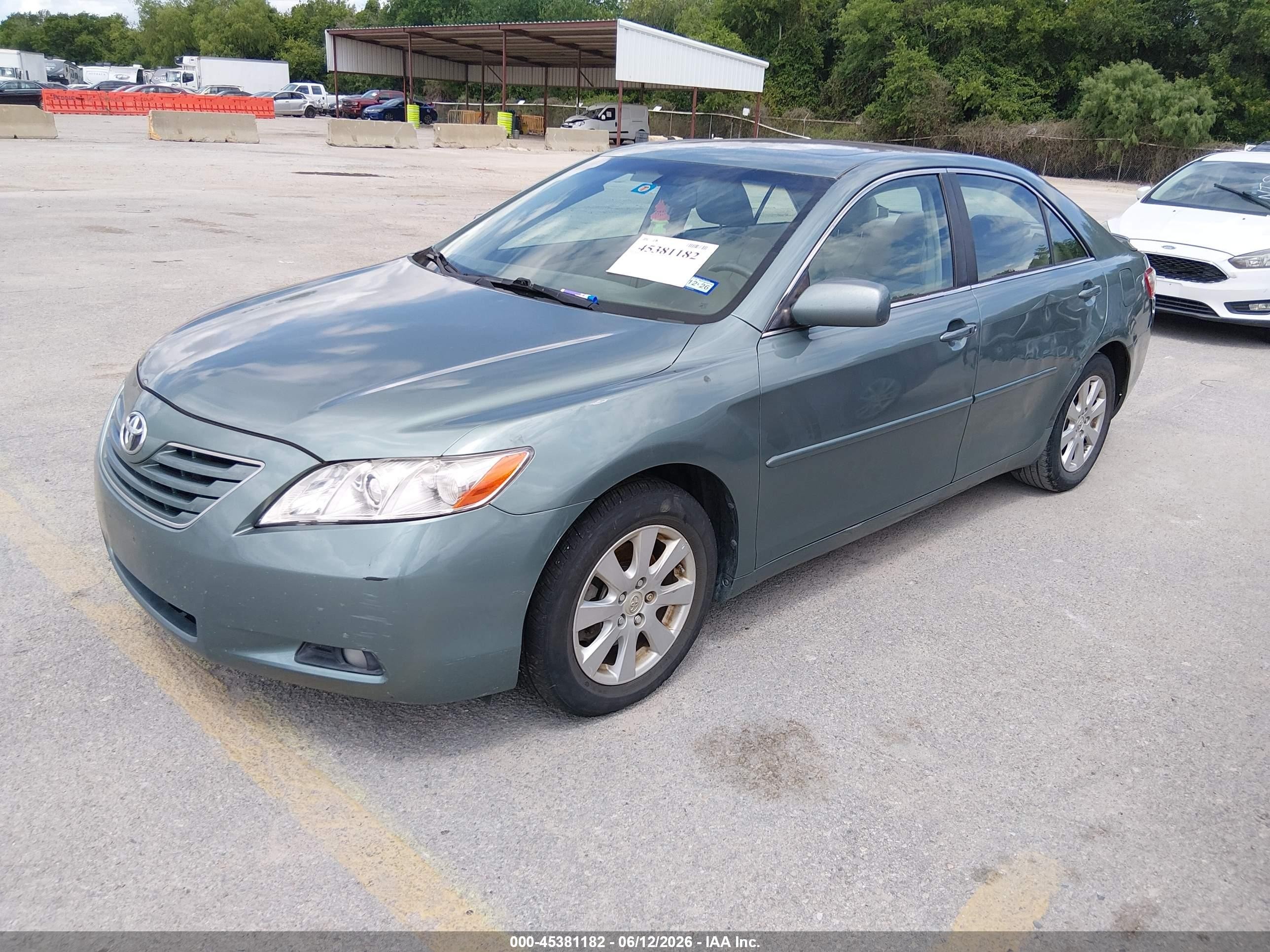 2007 Toyota Camry Xle V6 Зеленый vin: 4T1BK46K87U509965