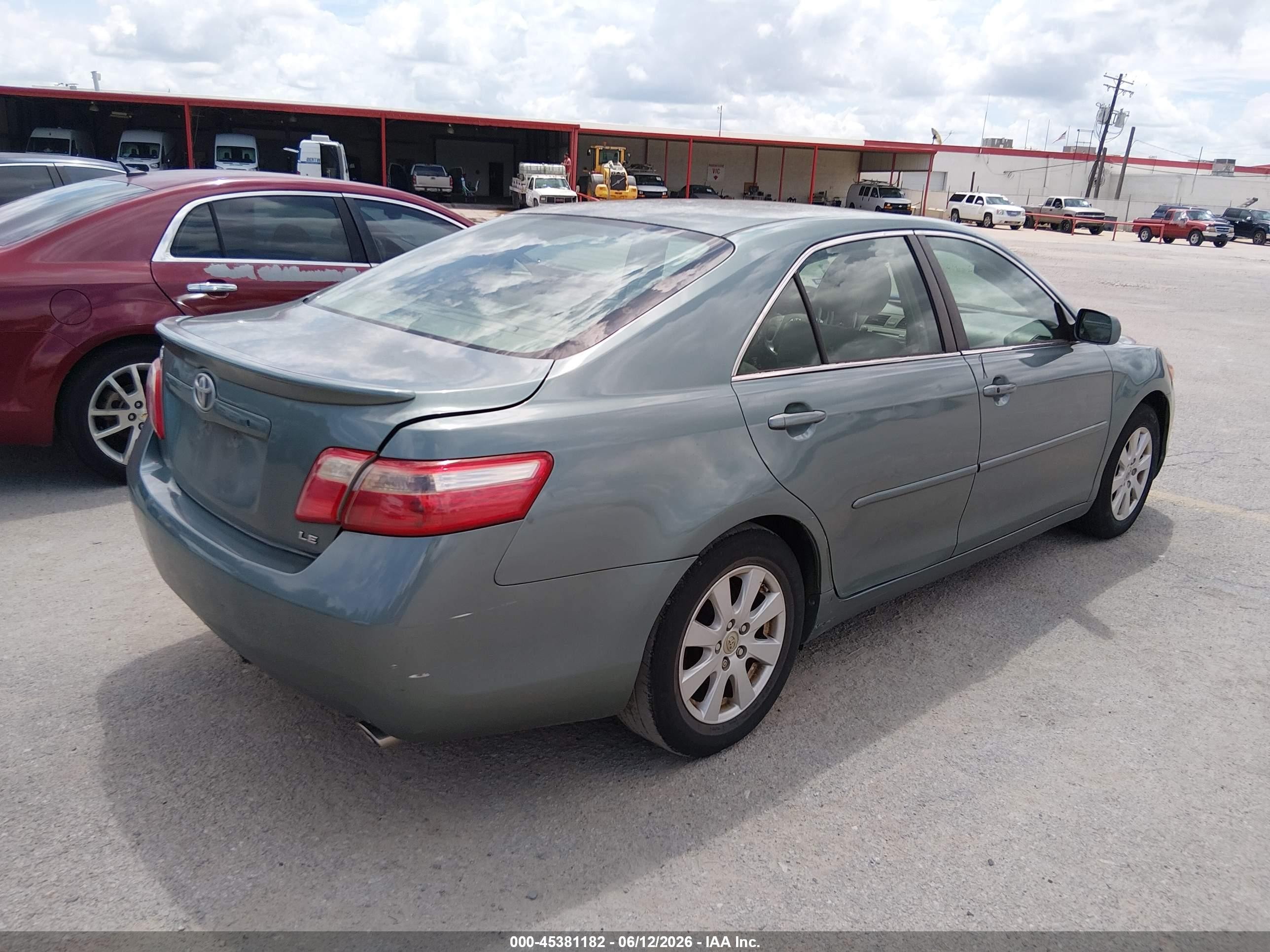 2007 Toyota Camry Xle V6 Зеленый vin: 4T1BK46K87U509965