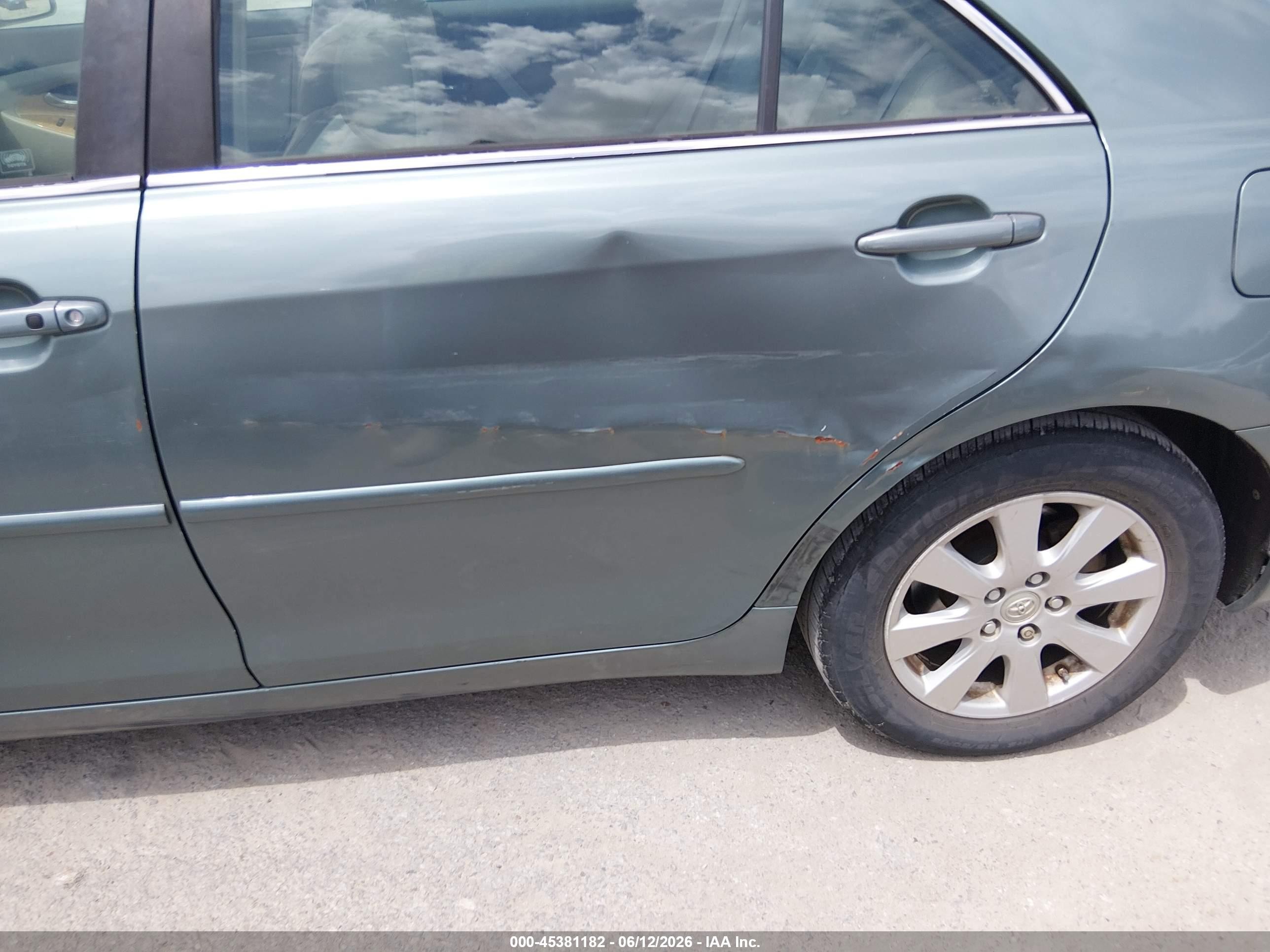 2007 Toyota Camry Xle V6 Зеленый vin: 4T1BK46K87U509965