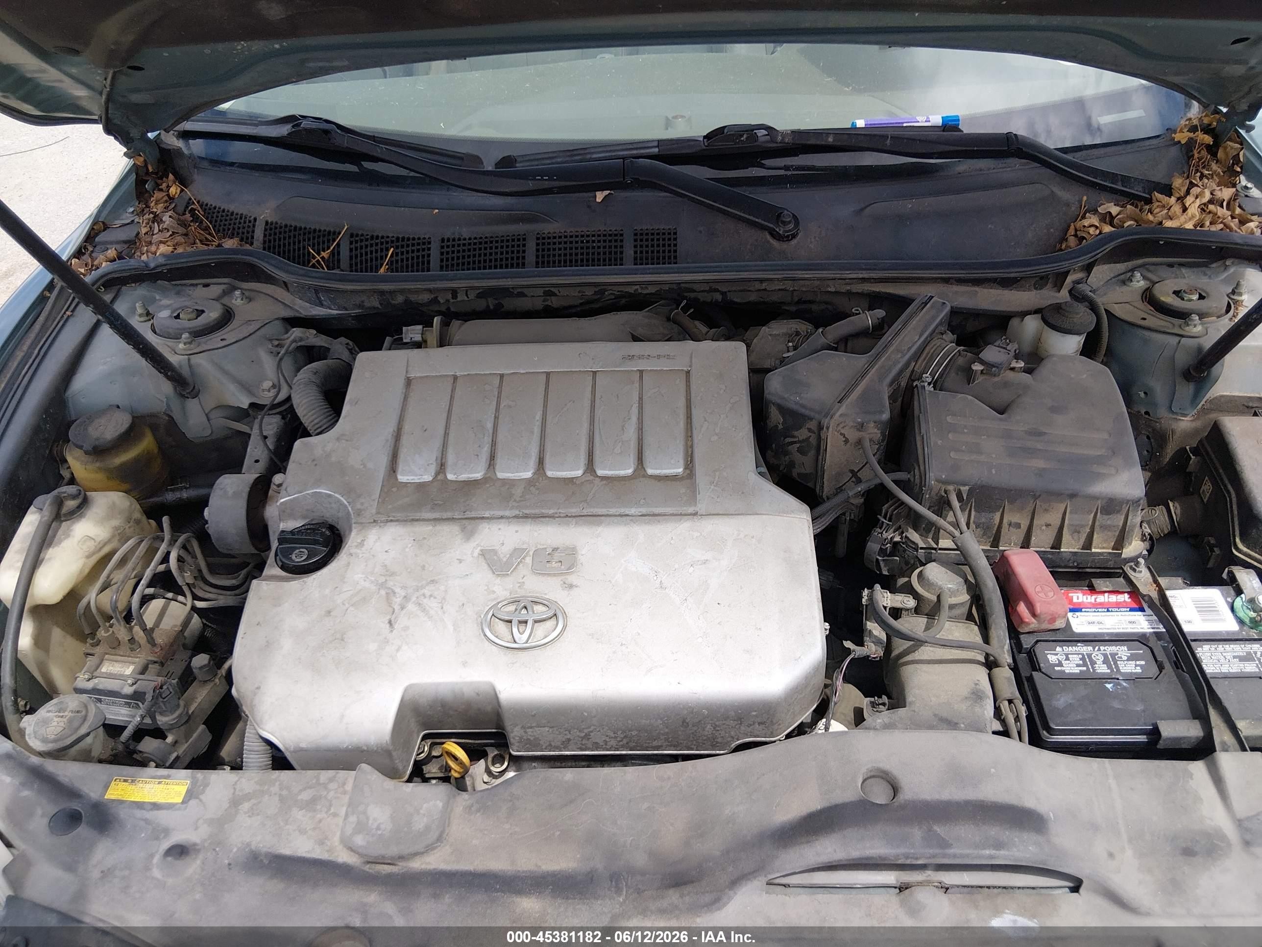 2007 Toyota Camry Xle V6 Зеленый vin: 4T1BK46K87U509965