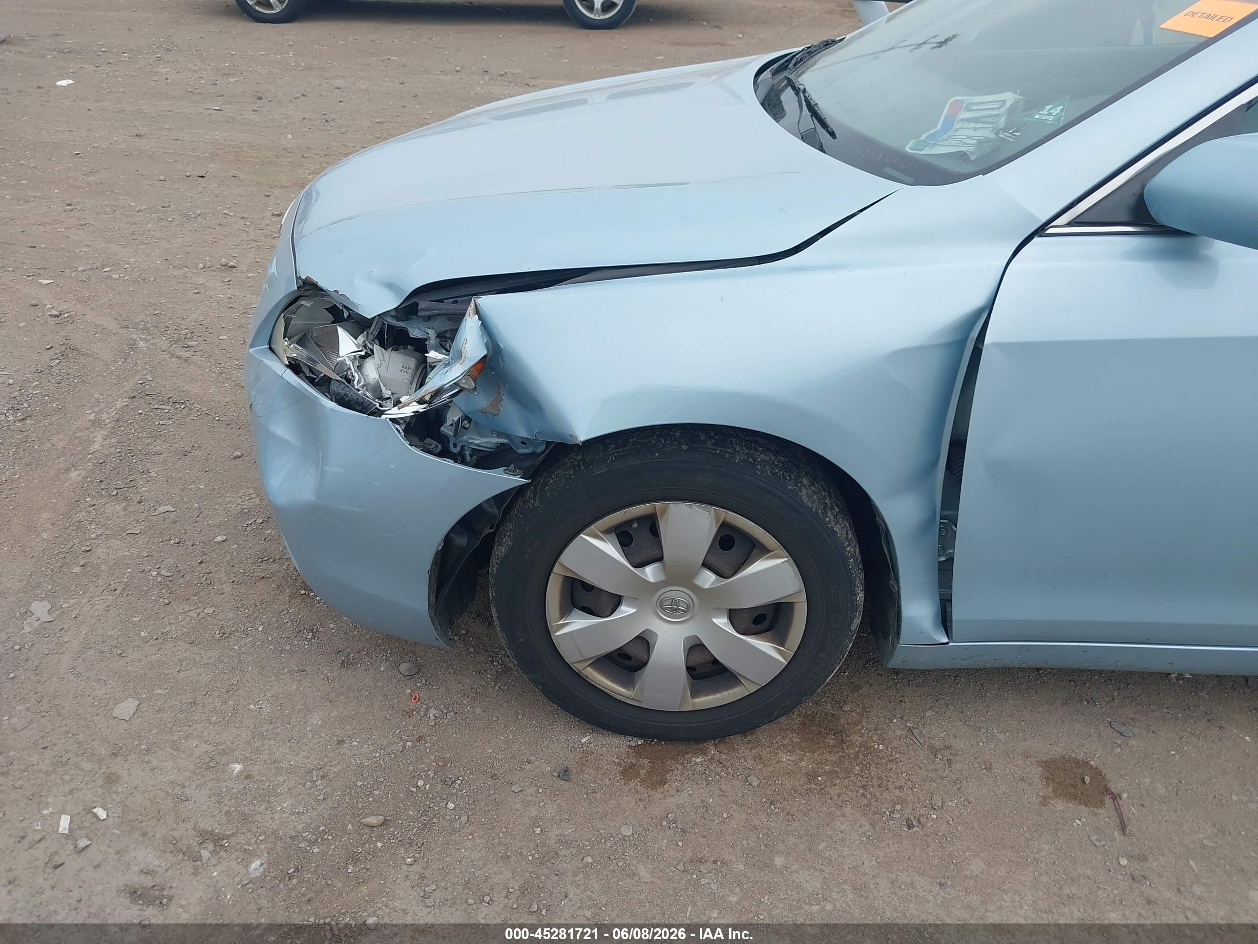 2007 Toyota Camry Le V6 Blue vin: 4T1BK46K87U511389