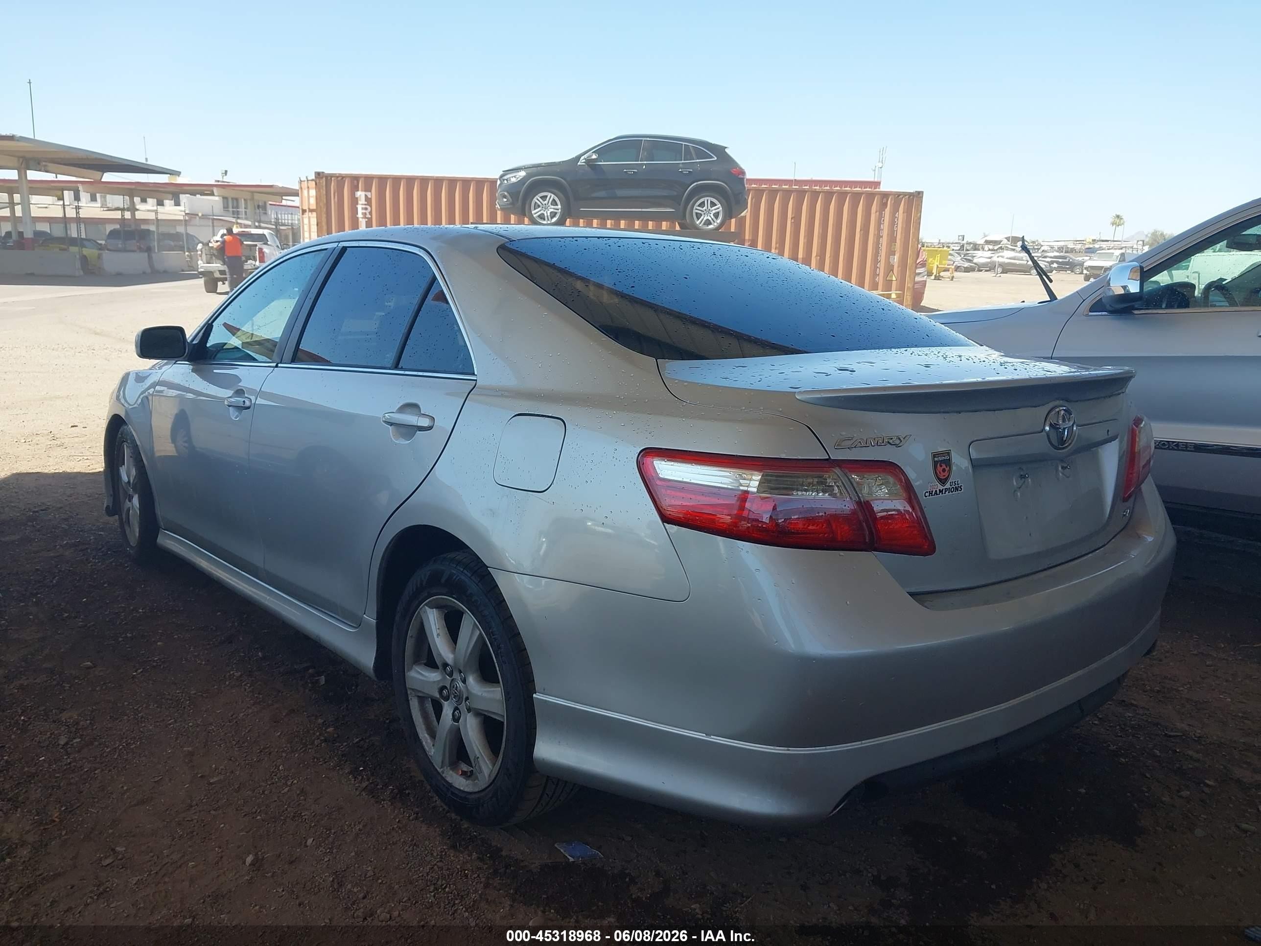 2007 Toyota Camry Se V6 Gray vin: 4T1BK46K87U514566