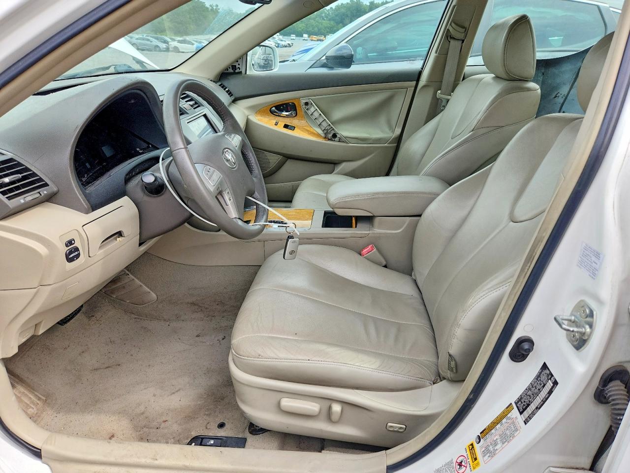 2007 Toyota Camry White vin: 4T1BK46K87U521985