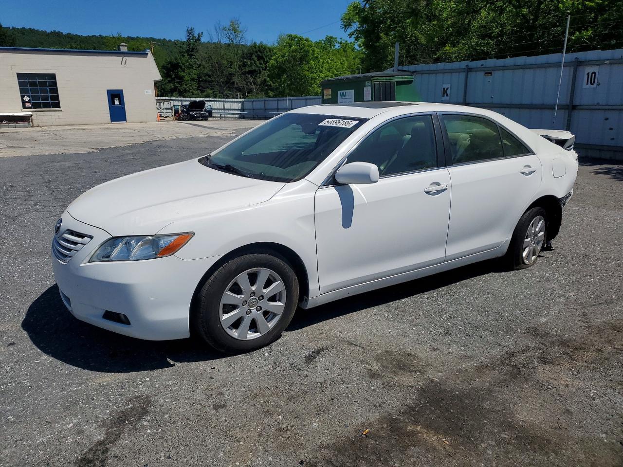2007 Toyota Camry White vin: 4T1BK46K87U521985