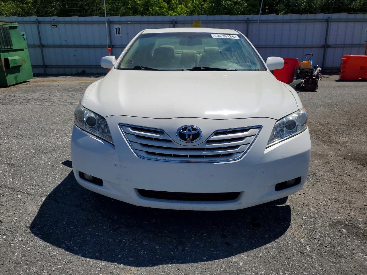 2007 Toyota Camry White vin: 4T1BK46K87U521985