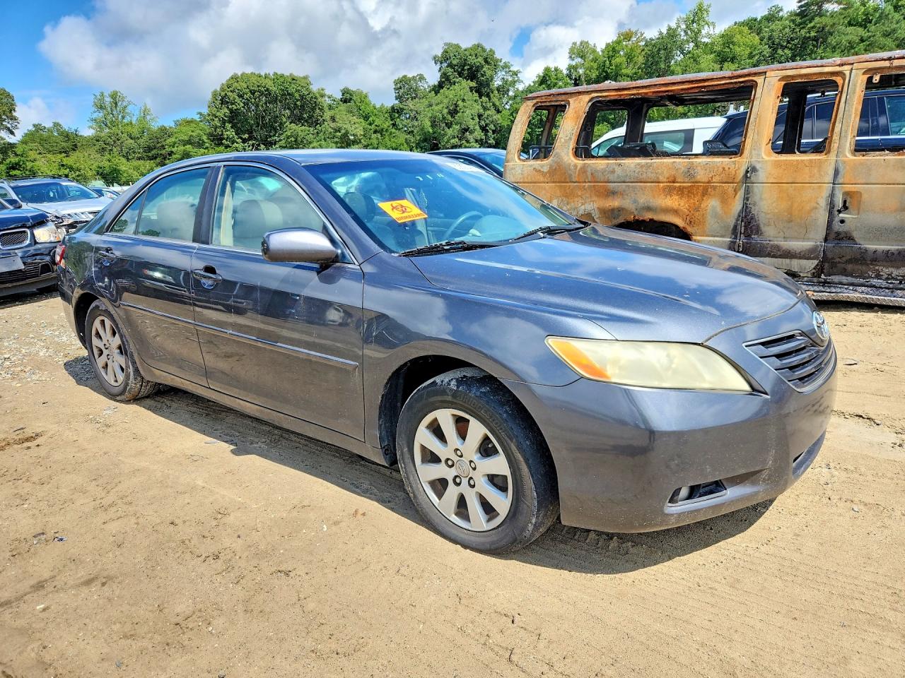 2007 Toyota Camry Xle V6 Gray vin: 4T1BK46K87U546191