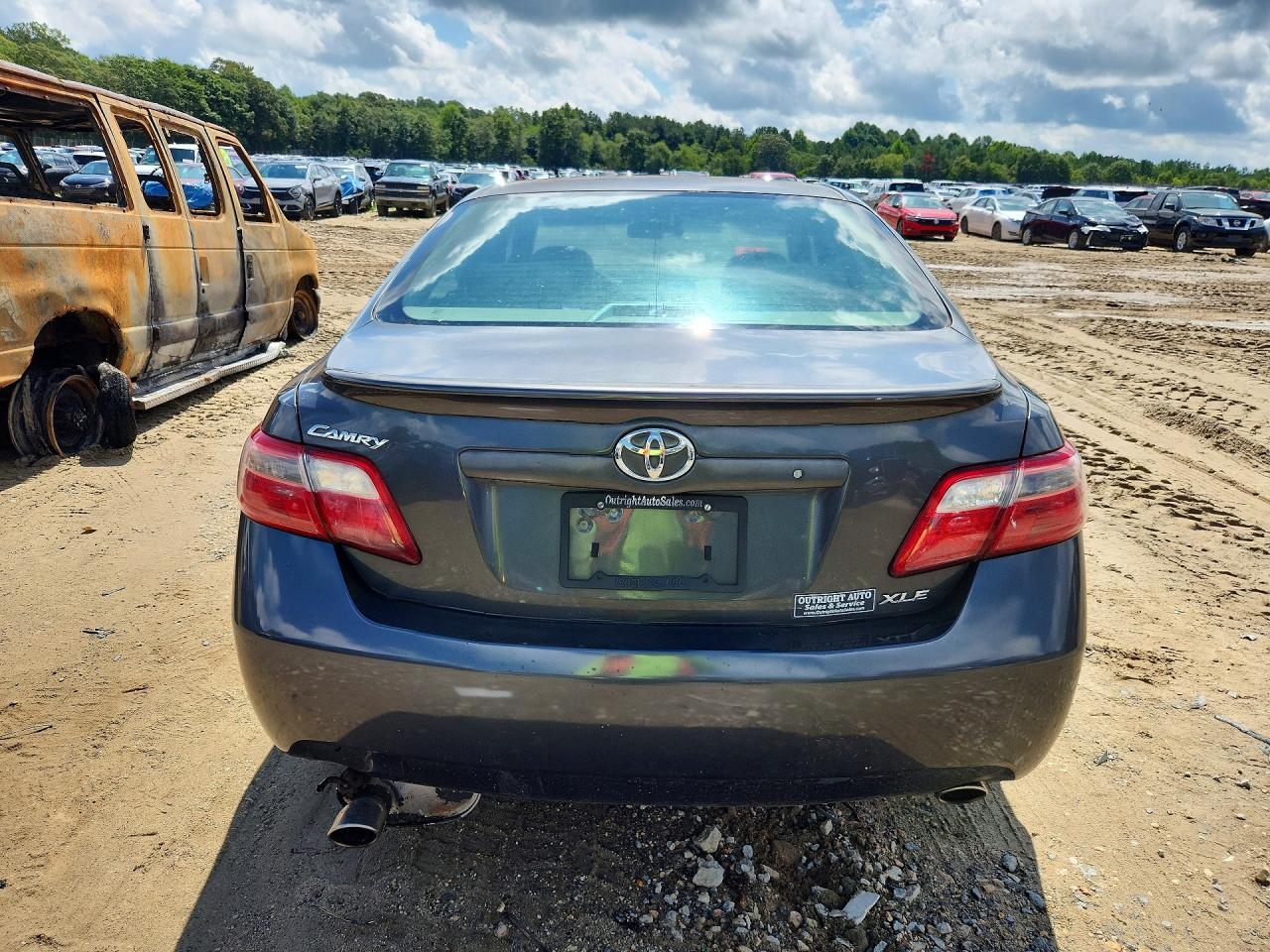 2007 Toyota Camry Xle V6 Gray vin: 4T1BK46K87U546191