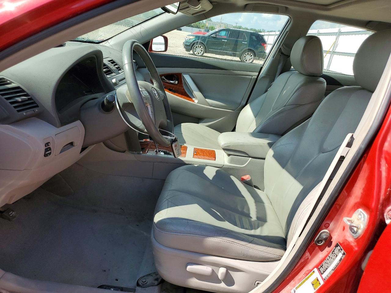 2008 Toyota Camry Xle V6 Red vin: 4T1BK46K88U063916