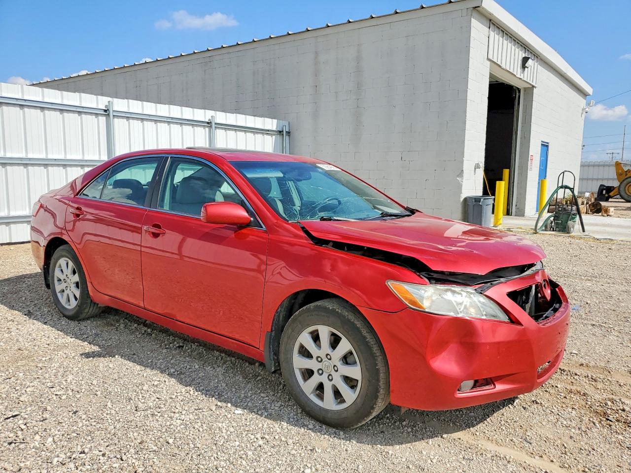 2008 Toyota Camry Xle V6 Red vin: 4T1BK46K88U063916