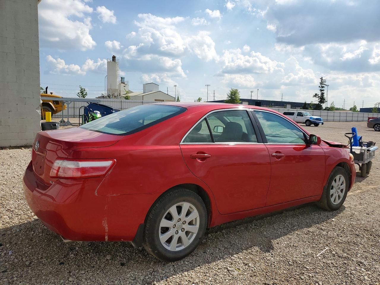 2008 Toyota Camry Xle V6 Red vin: 4T1BK46K88U063916