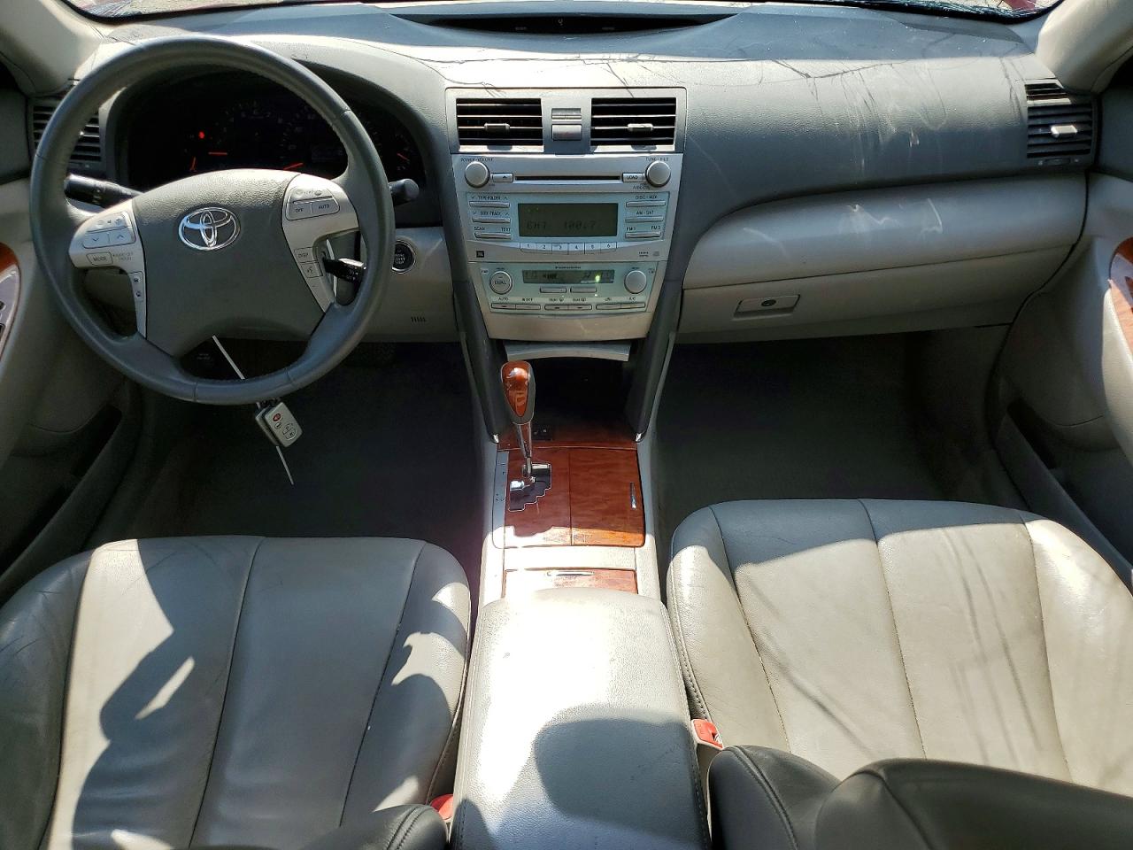 2008 Toyota Camry Xle V6 Red vin: 4T1BK46K88U063916