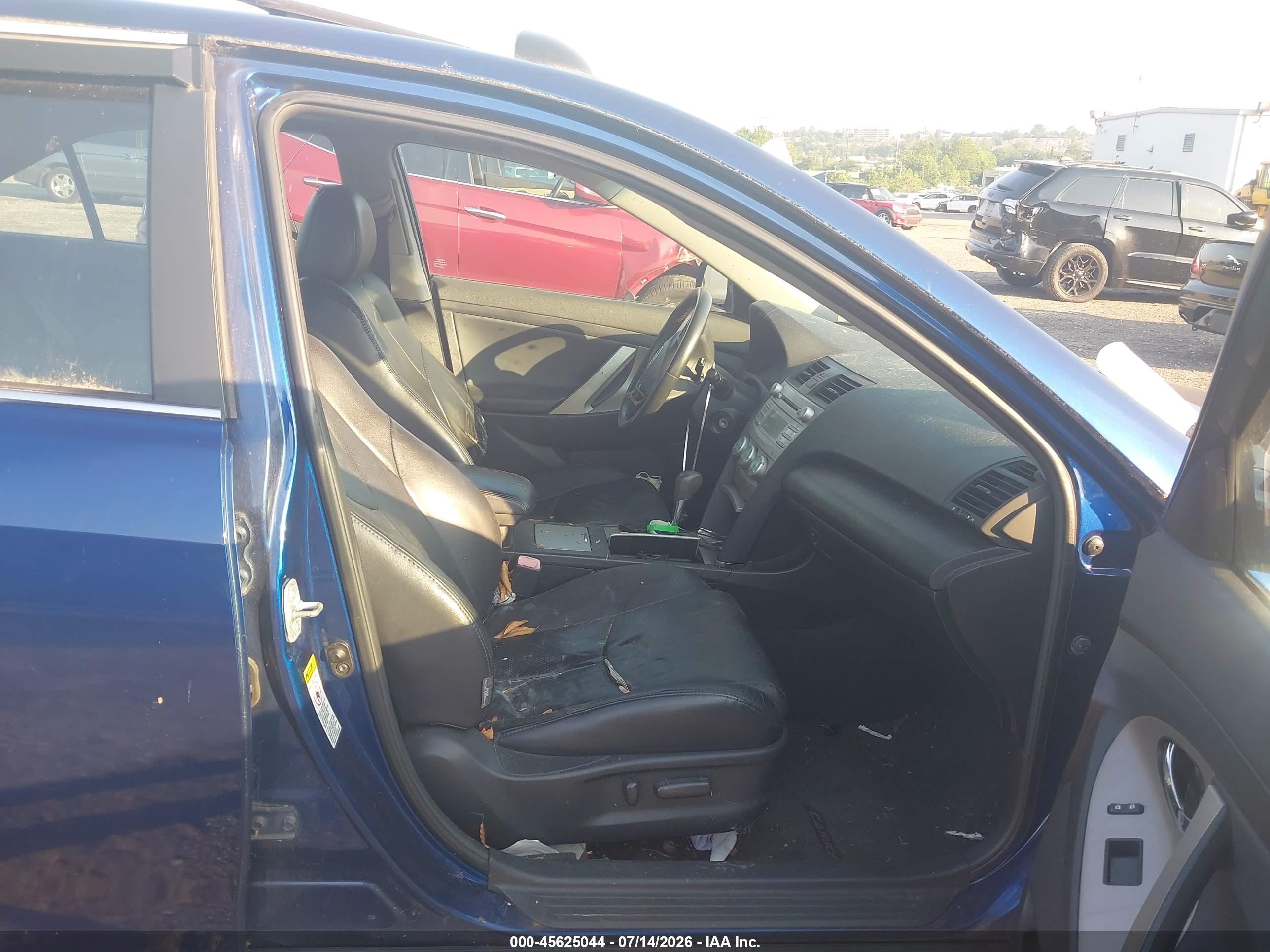 2009 Toyota Camry Se V6 Blue vin: 4T1BK46K89U076957