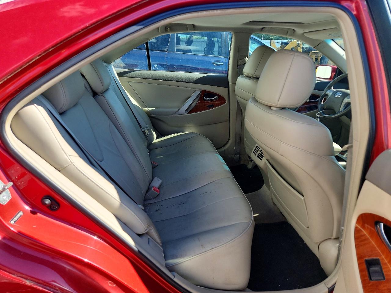 2009 Toyota Camry Xle V6 Red vin: 4T1BK46K89U095654