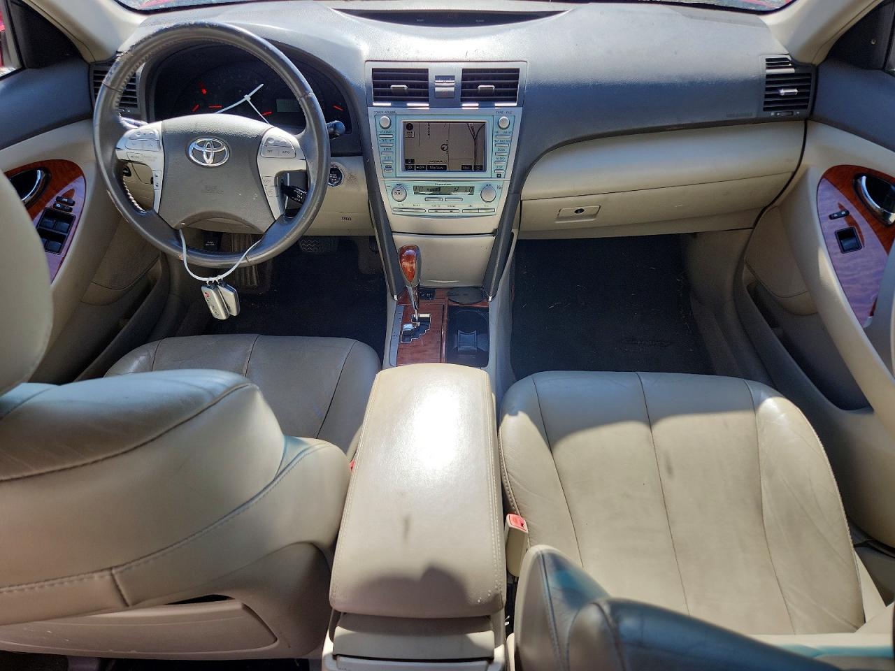2009 Toyota Camry Xle V6 Red vin: 4T1BK46K89U095654