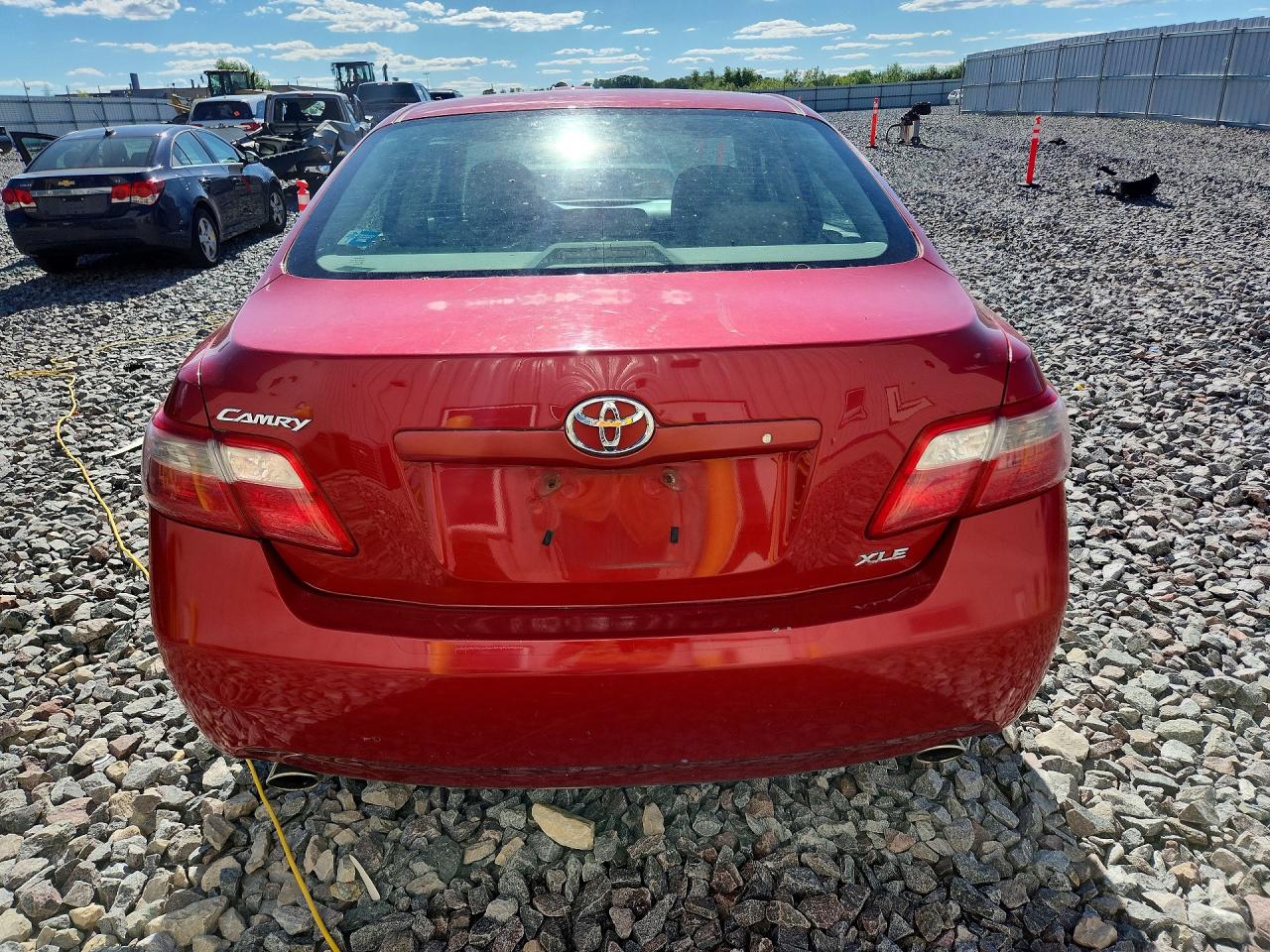 2009 Toyota Camry Xle V6 Red vin: 4T1BK46K89U095654