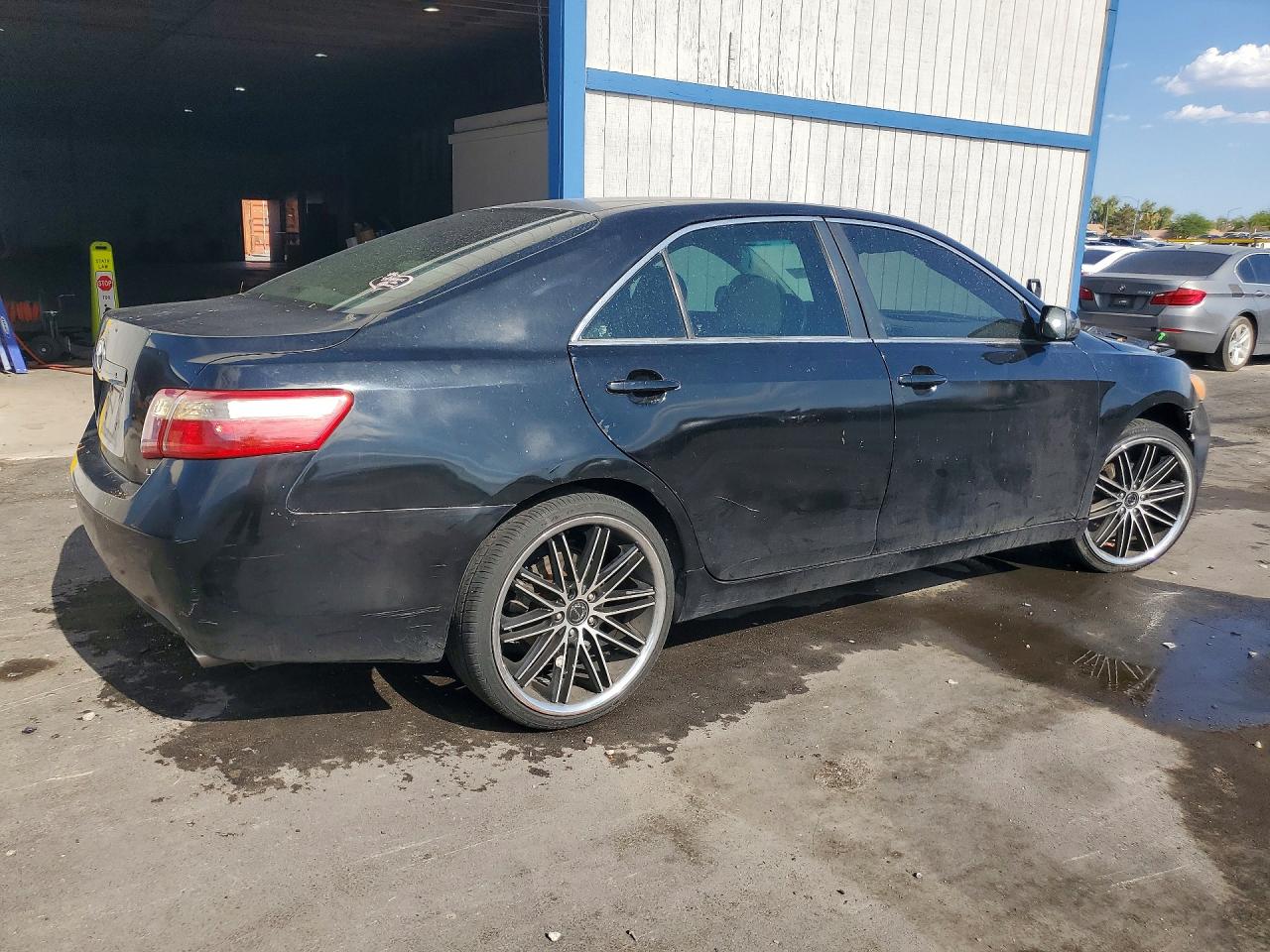 2007 Toyota Camry Le V6 Black vin: 4T1BK46K97U018983
