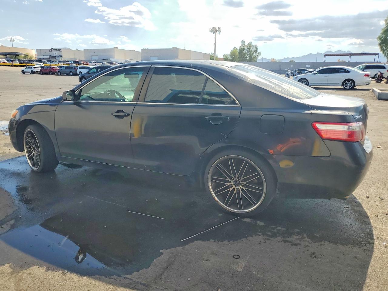2007 Toyota Camry Le V6 Black vin: 4T1BK46K97U018983