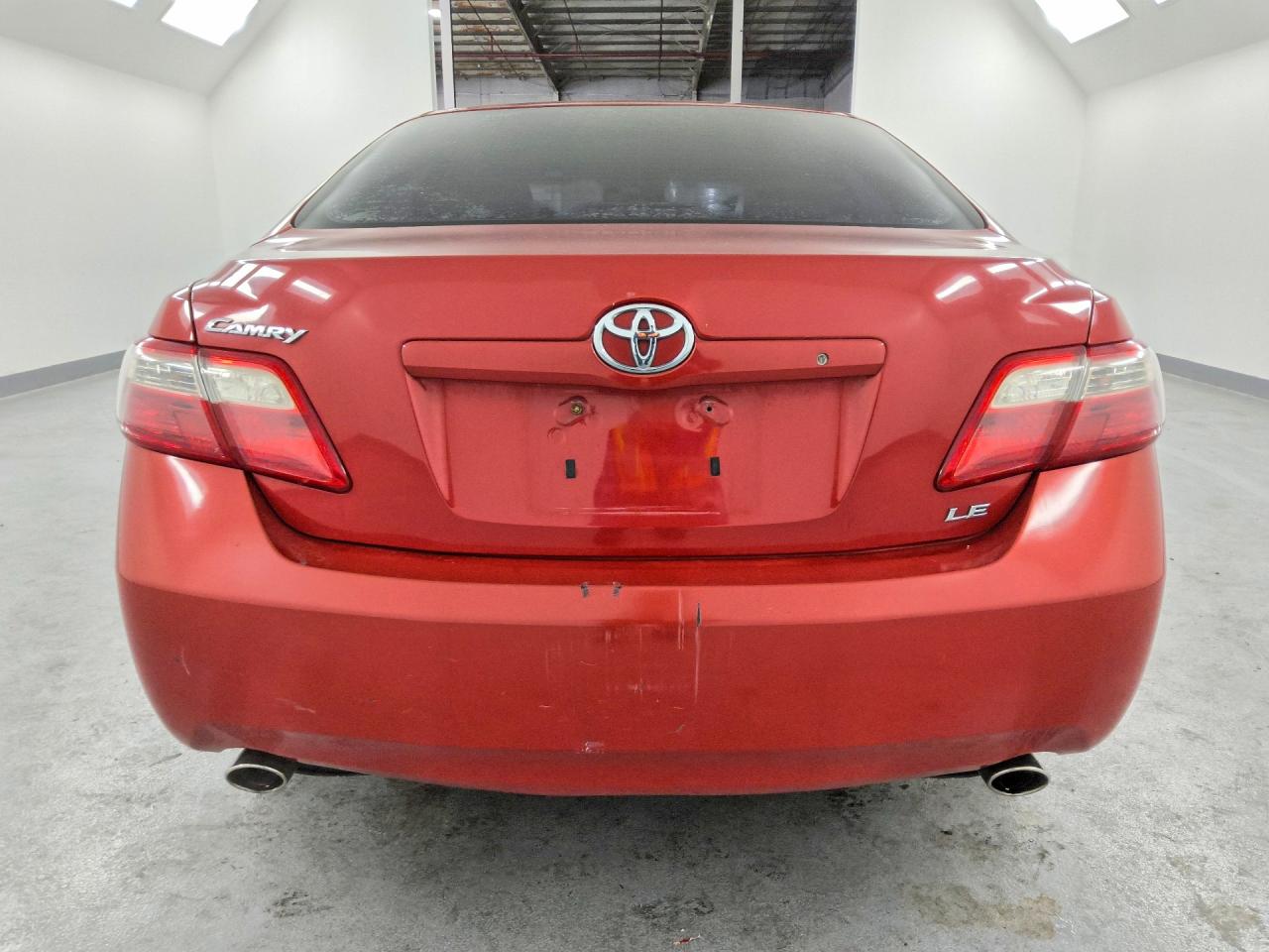 2007 Toyota Camry Le V6 Red vin: 4T1BK46K97U029949