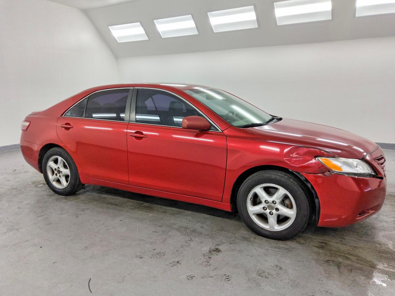 2007 Toyota Camry Le V6 Red vin: 4T1BK46K97U029949